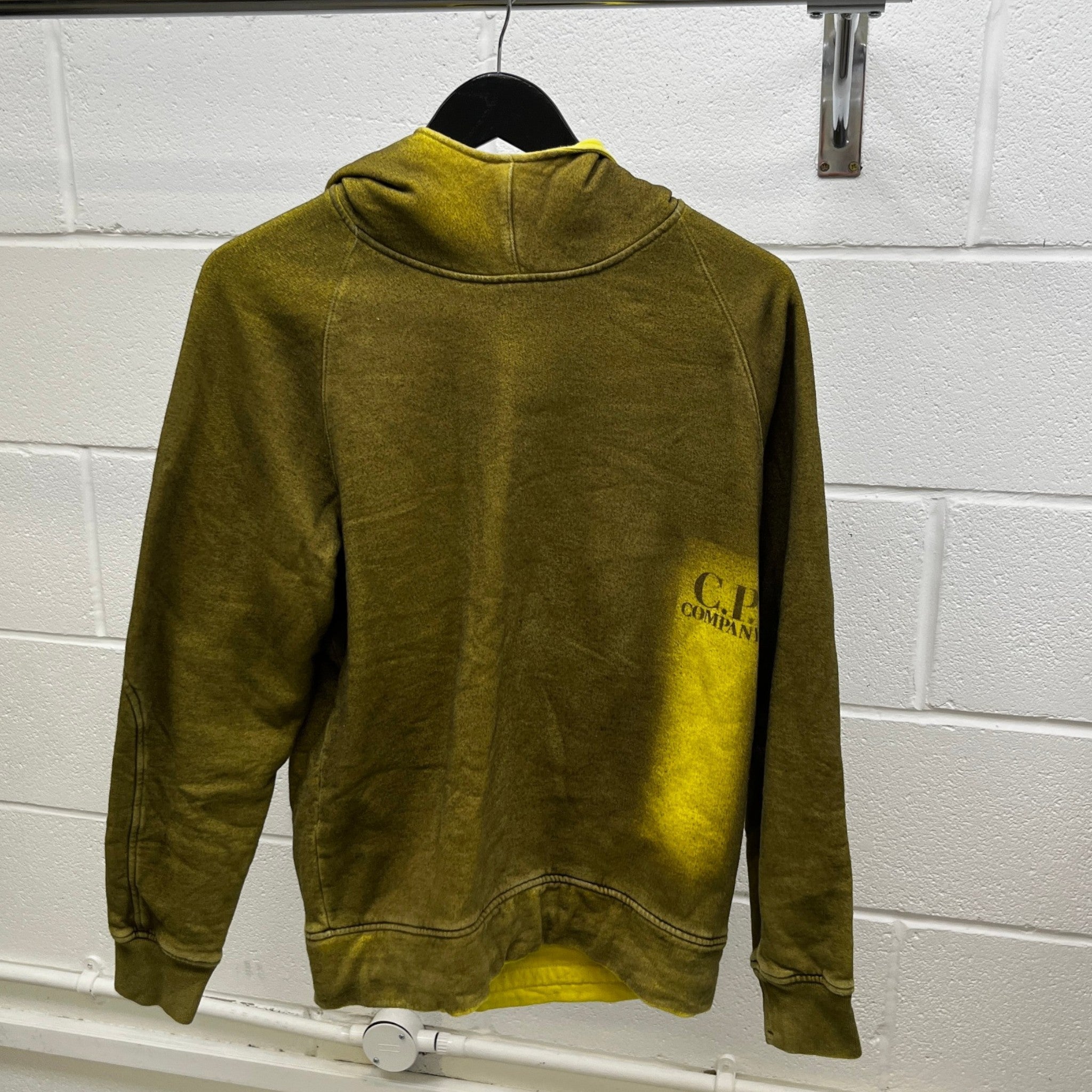 Men's Goggle Hoodie Green Size S