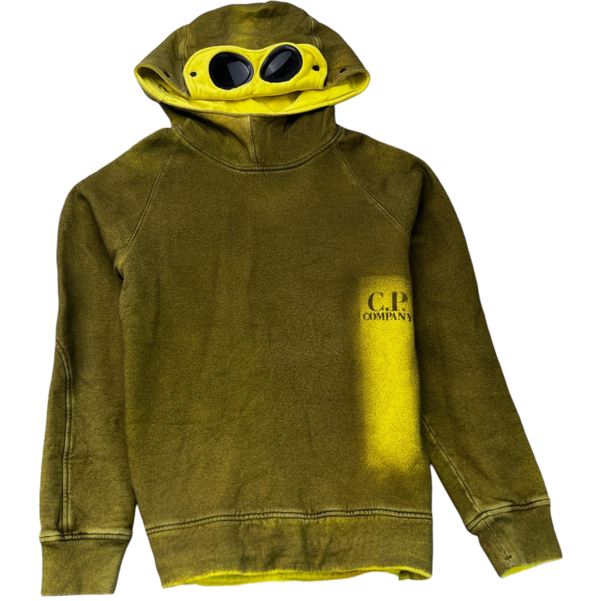 Men's Goggle Hoodie Green Size S