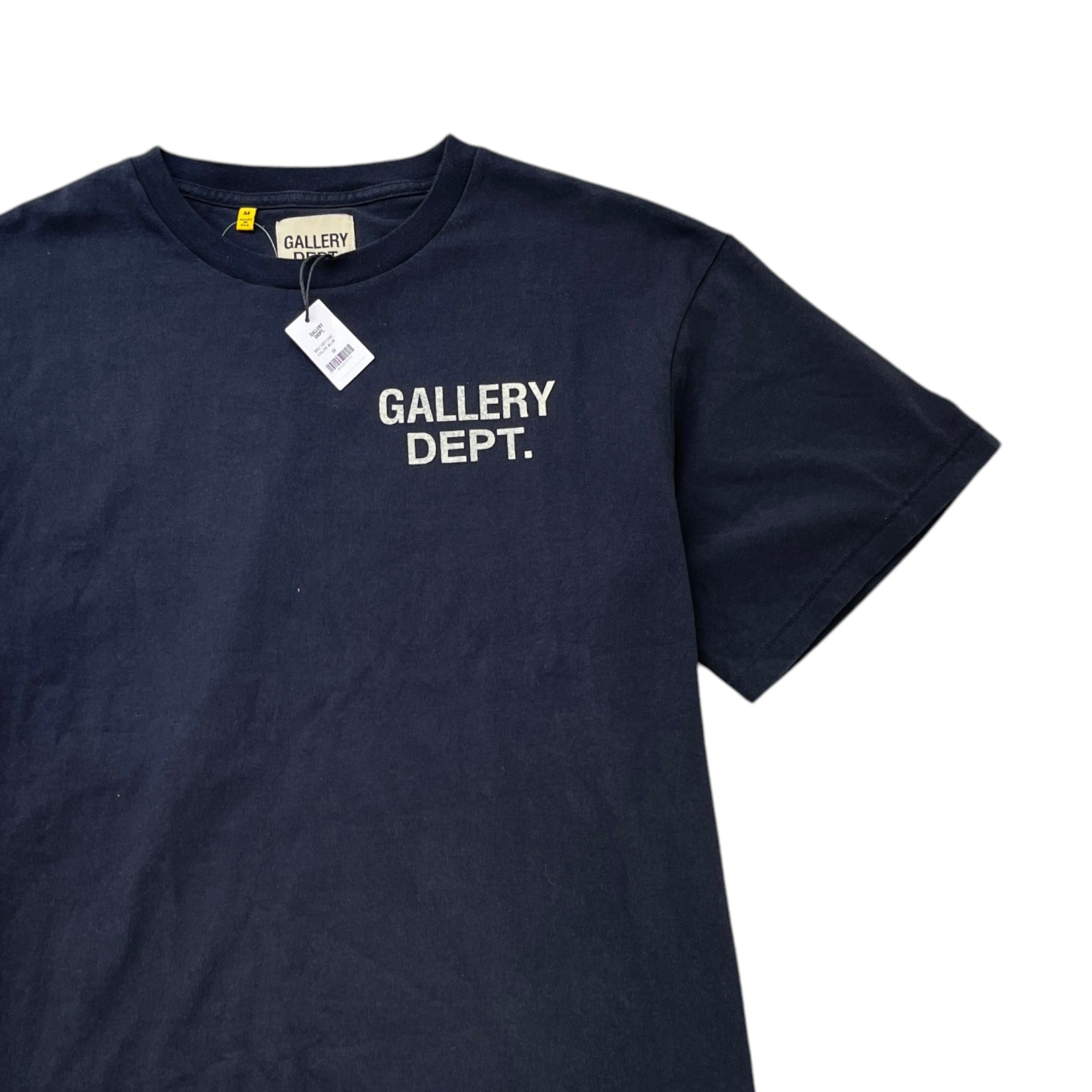 Men's Logo Print T-Shirt Navy Size M