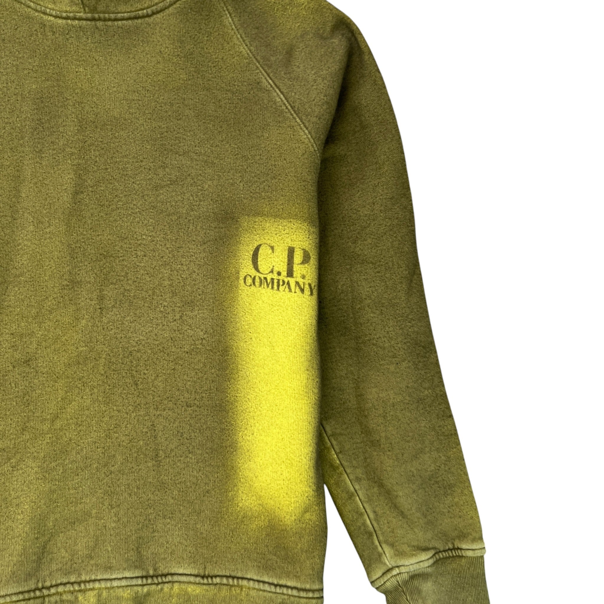 Men's Goggle Hoodie Green Size S