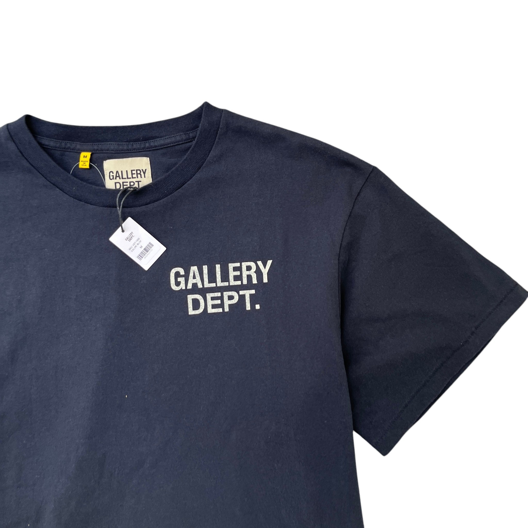 Men's Logo Print T-Shirt Navy Size M