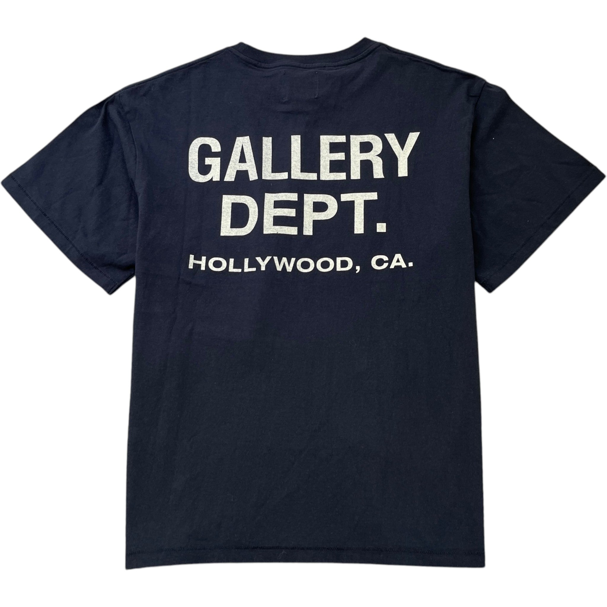 Men's Logo Print T-Shirt Navy Size M