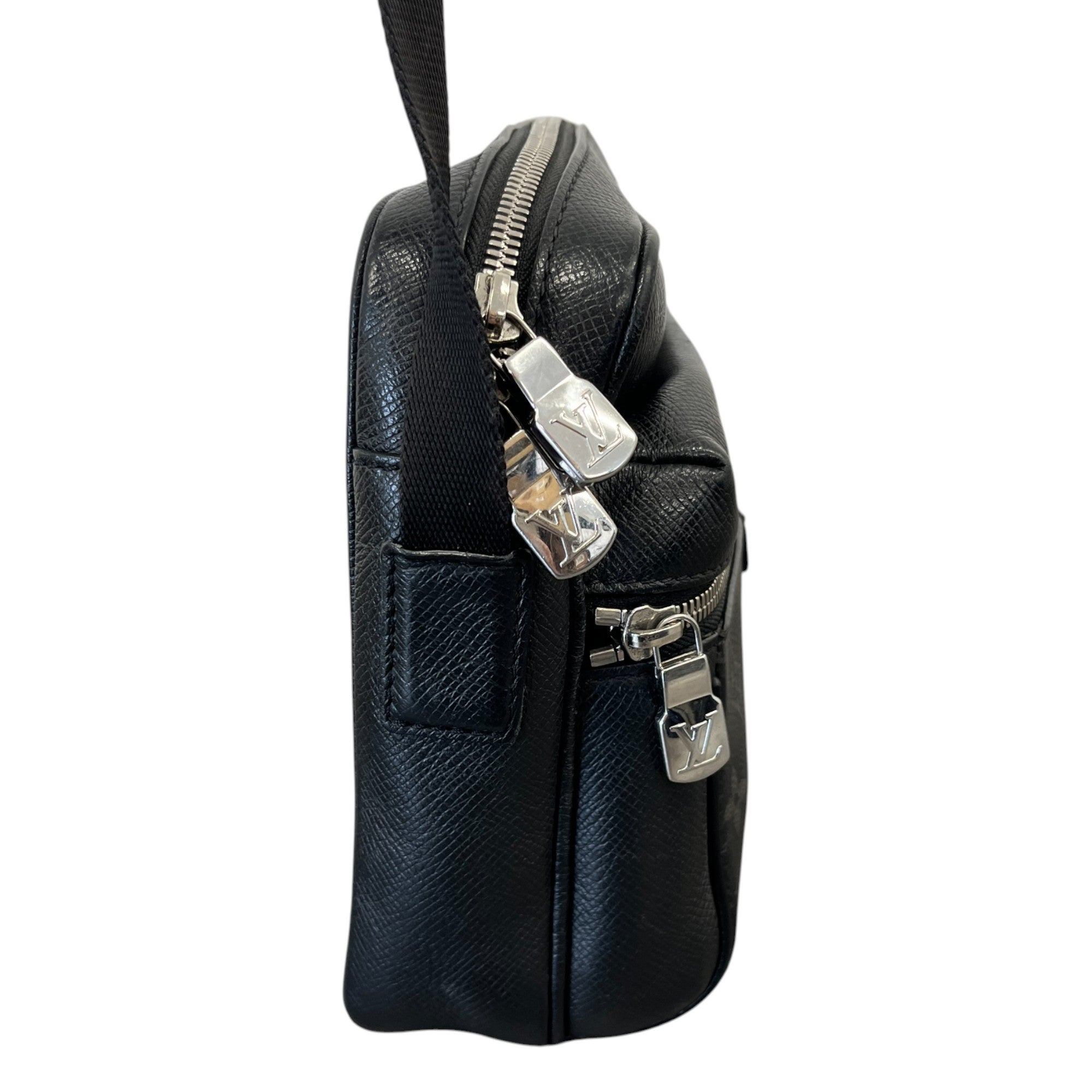 Men's Monogram Outdoor Messenger Bag Black