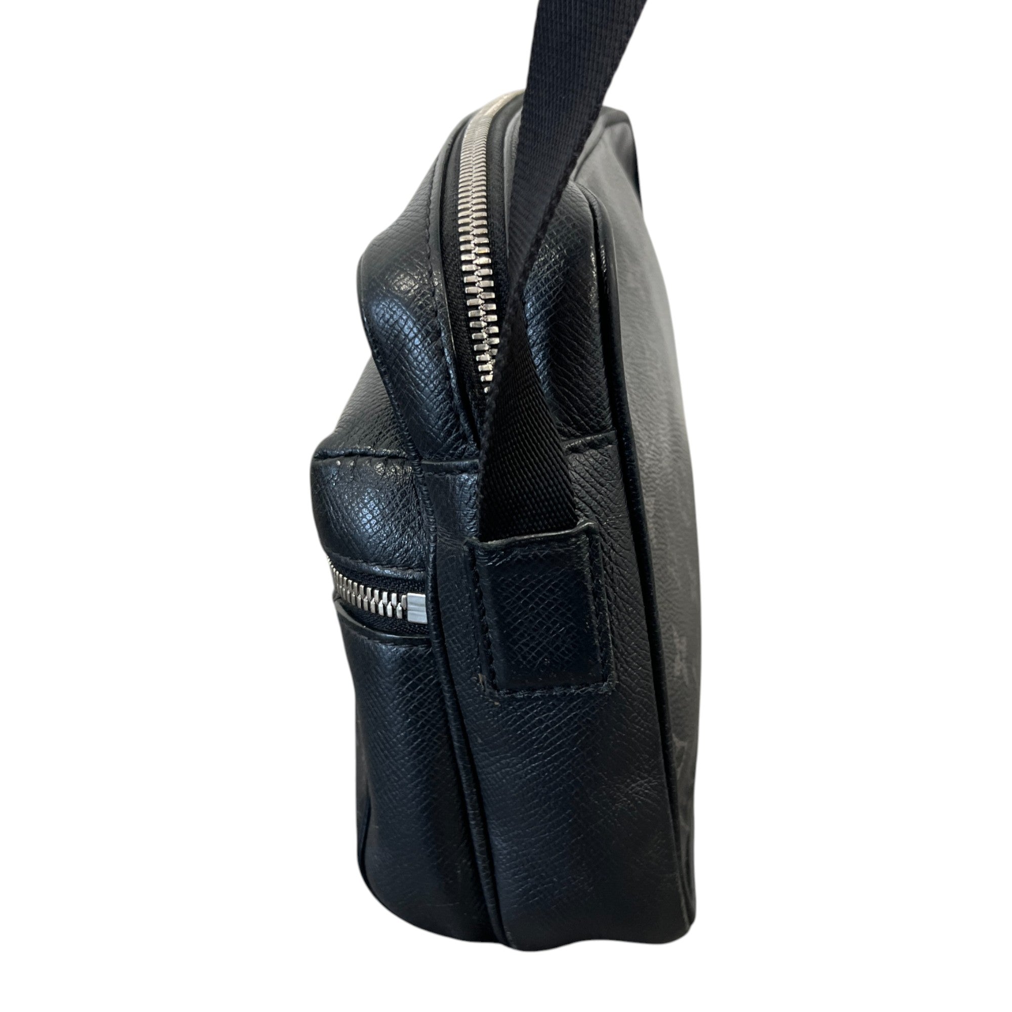 Men's Monogram Outdoor Messenger Bag Black