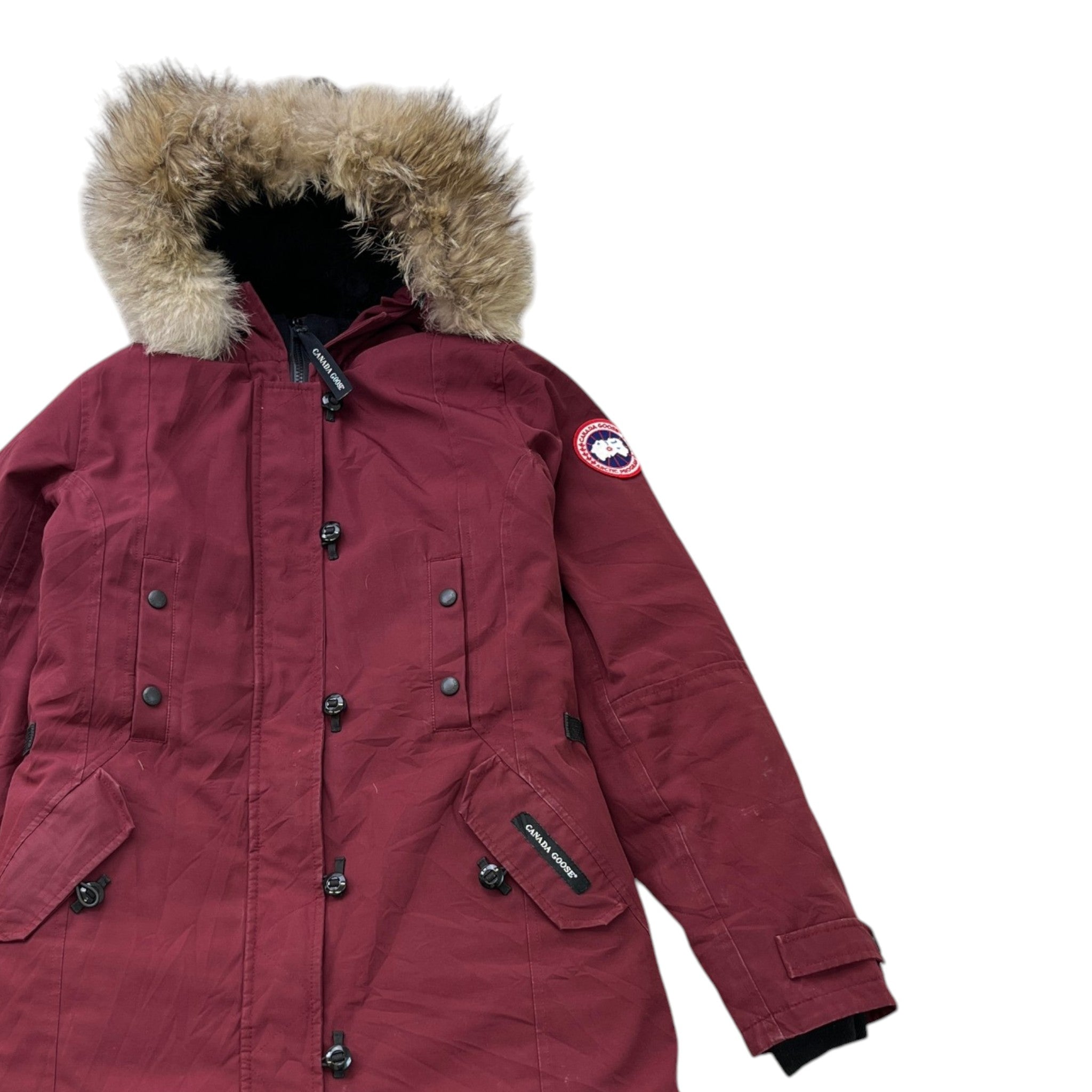Women's Kensington Down Jacket Burgundy Size M