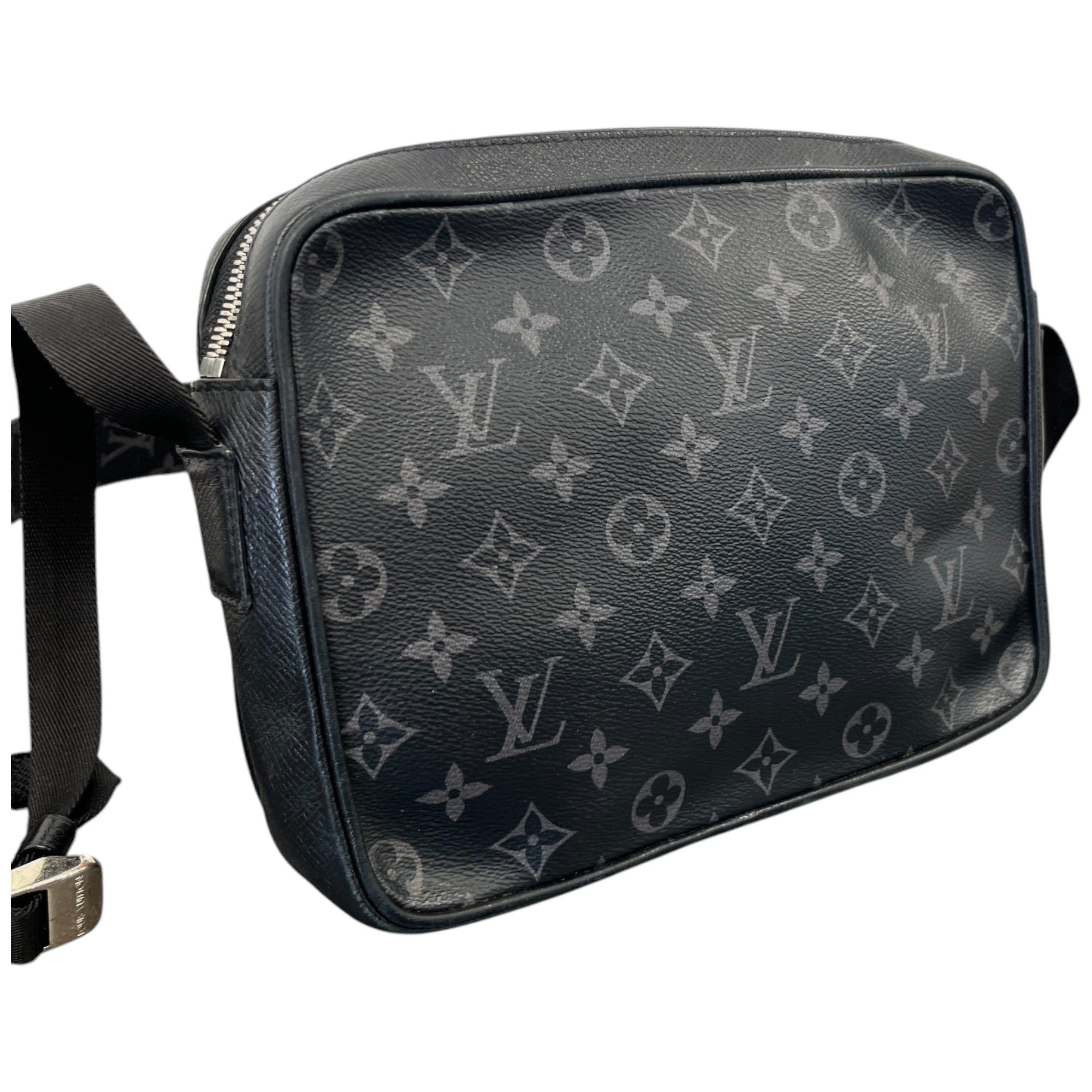 Men's Monogram Outdoor Messenger Bag Black