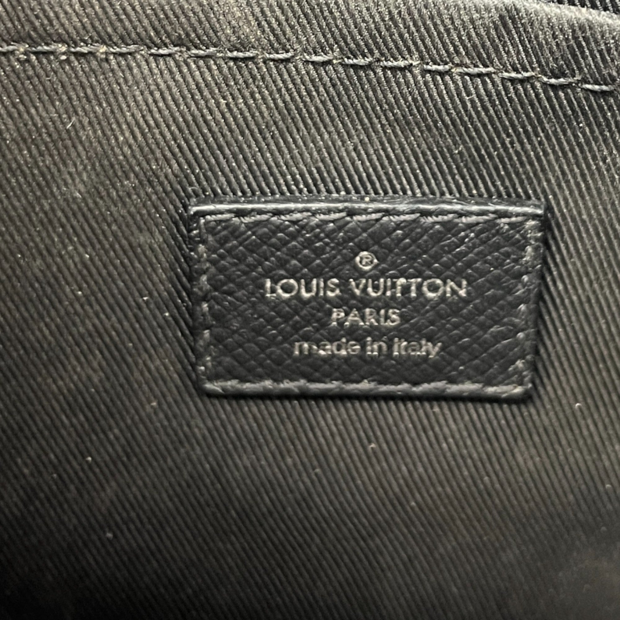 Men's Monogram Outdoor Messenger Bag Black