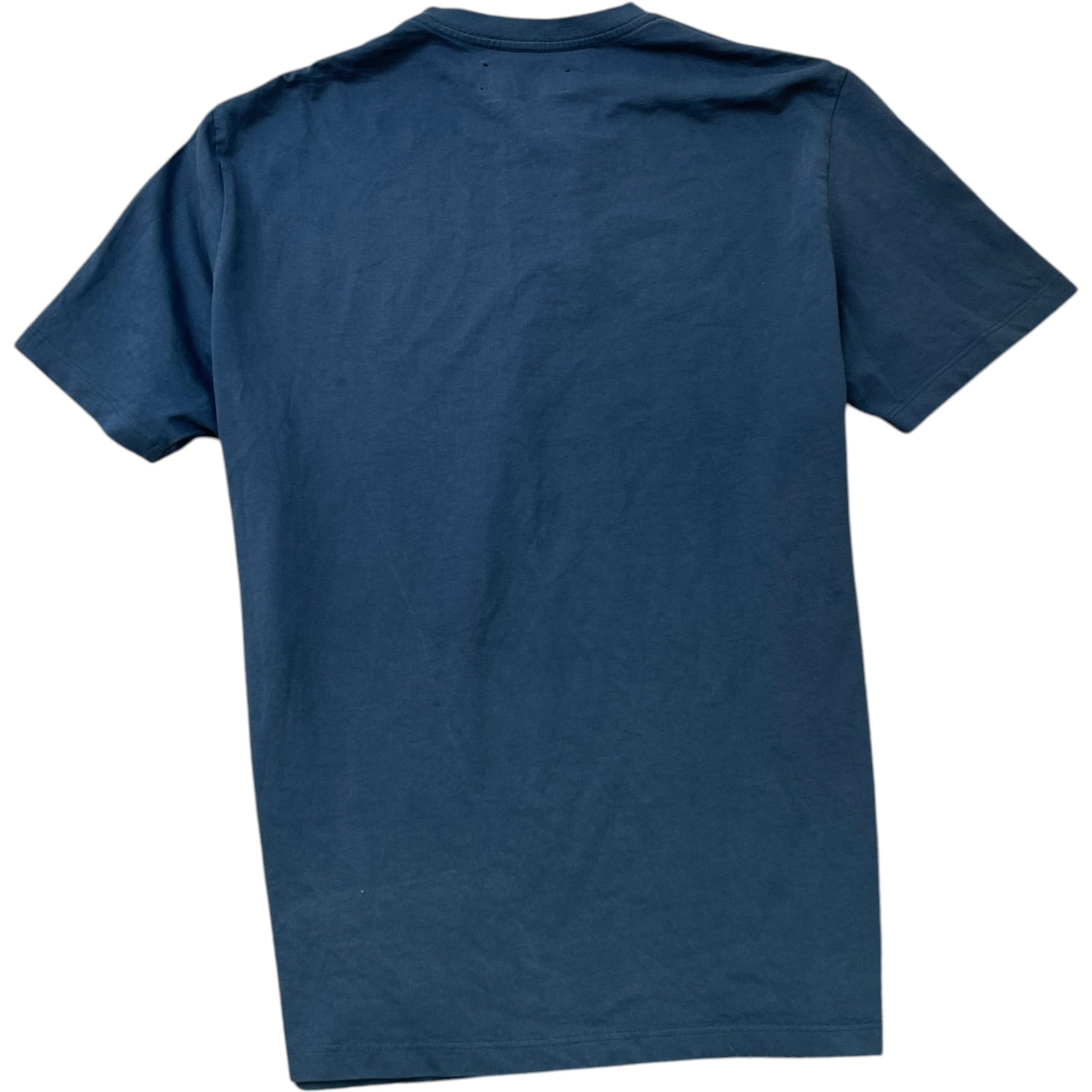 Men's Logo Print T-Shirt Blue Size M