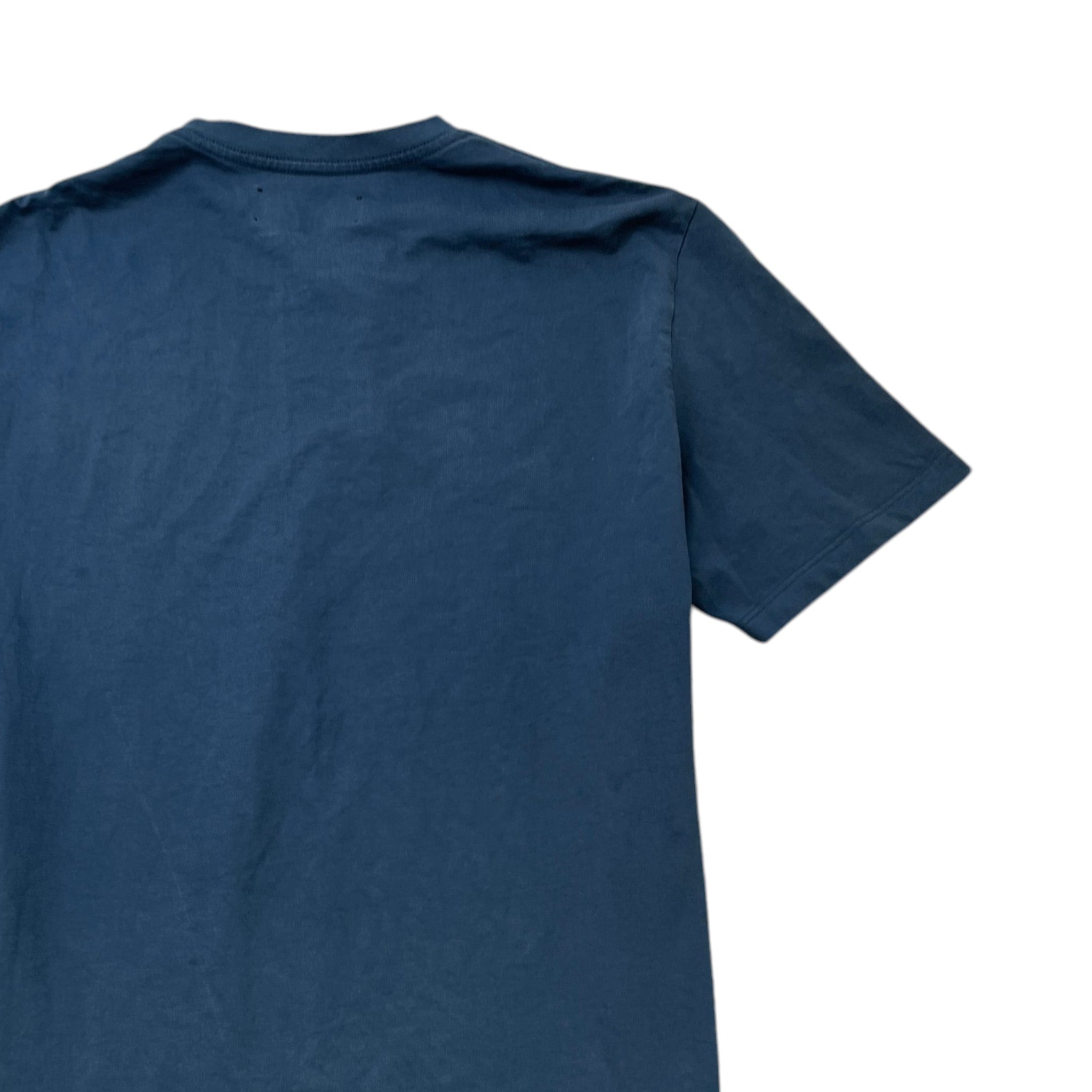 Men's Logo Print T-Shirt Blue Size M
