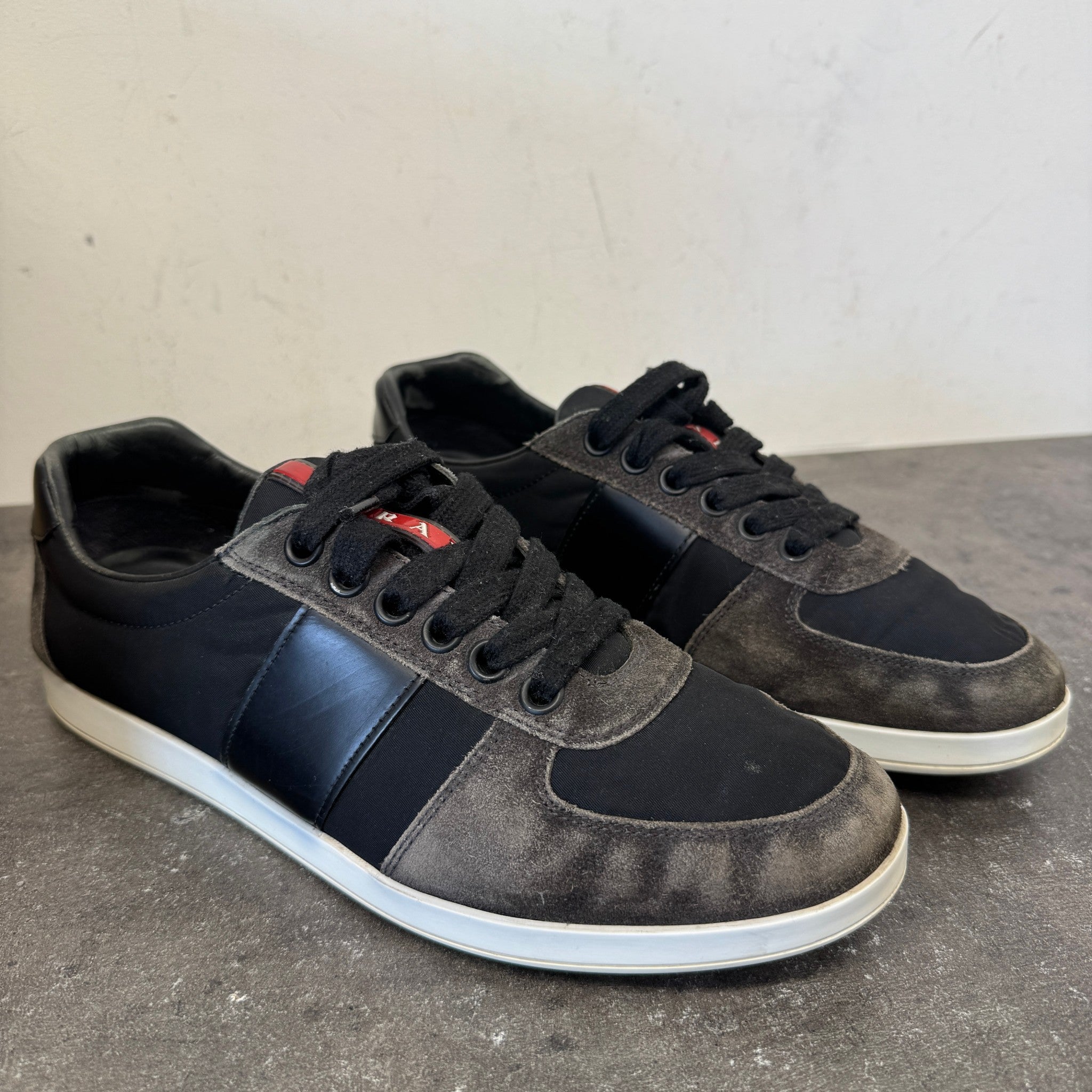 Men's Linea Rossa Low Trainers Black Size EU 41.5 / UK 7.5