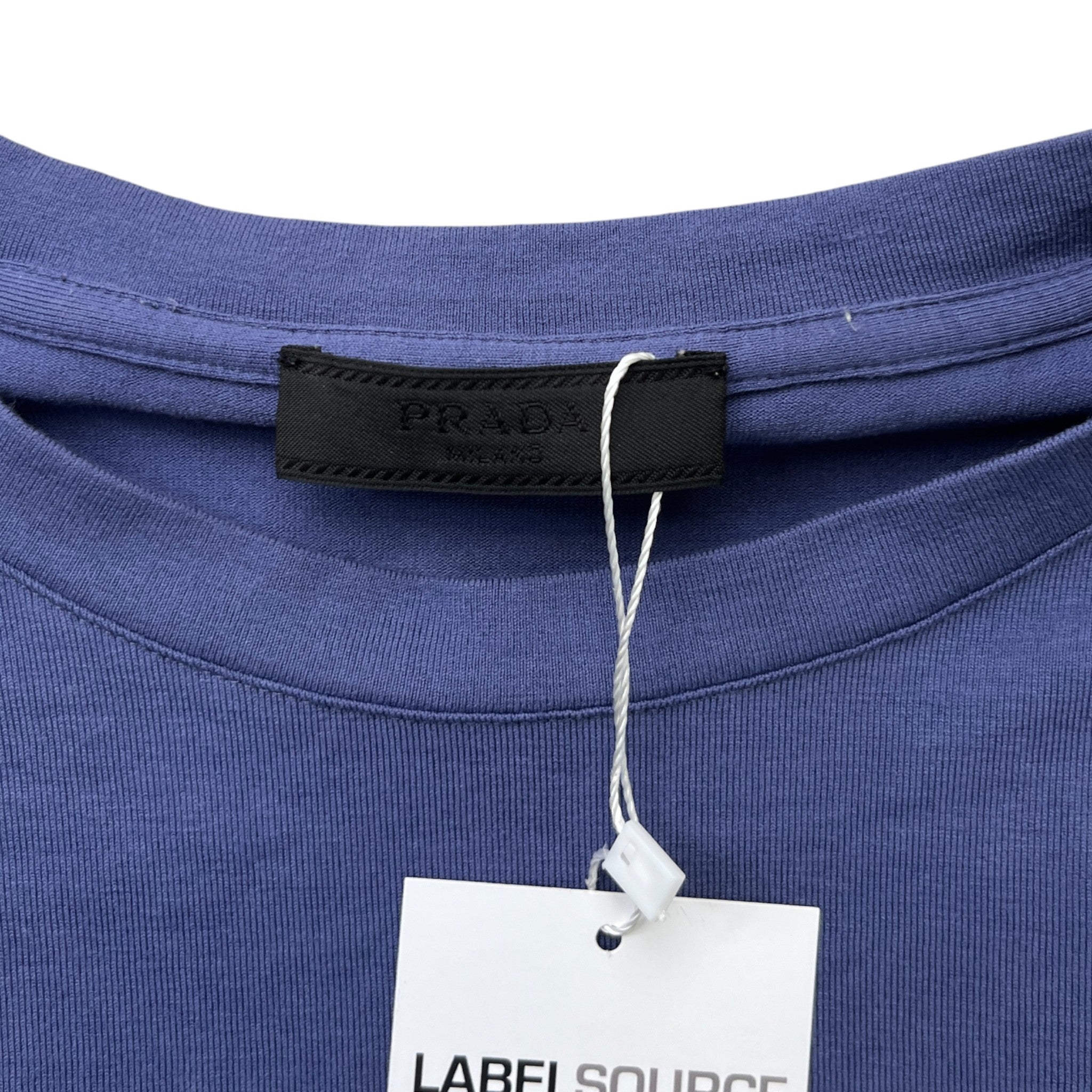 Men's Nylon Pocket Logo T-Shirt Blue Size L