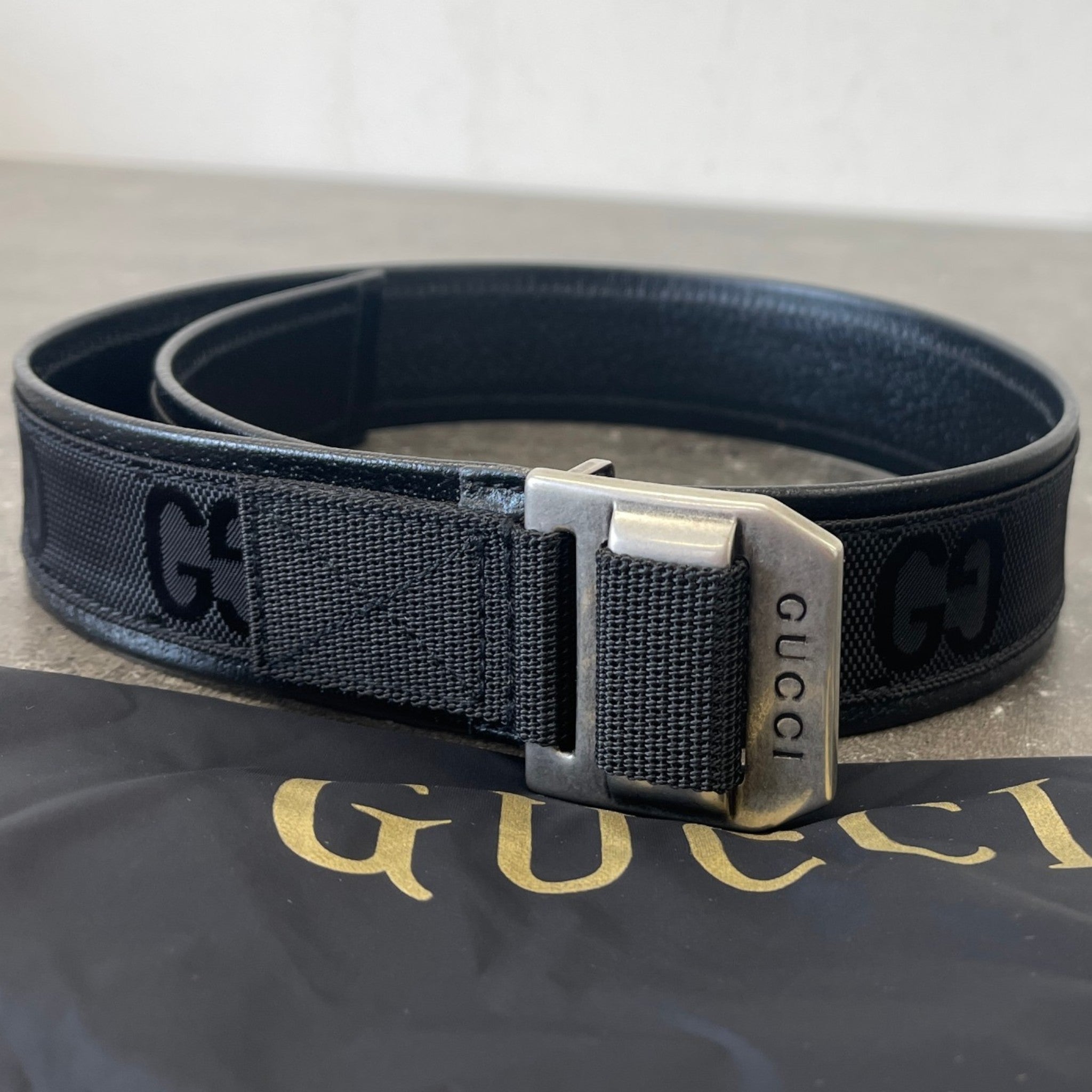 Women's Gg Belt Black Size 65cm / UK 2