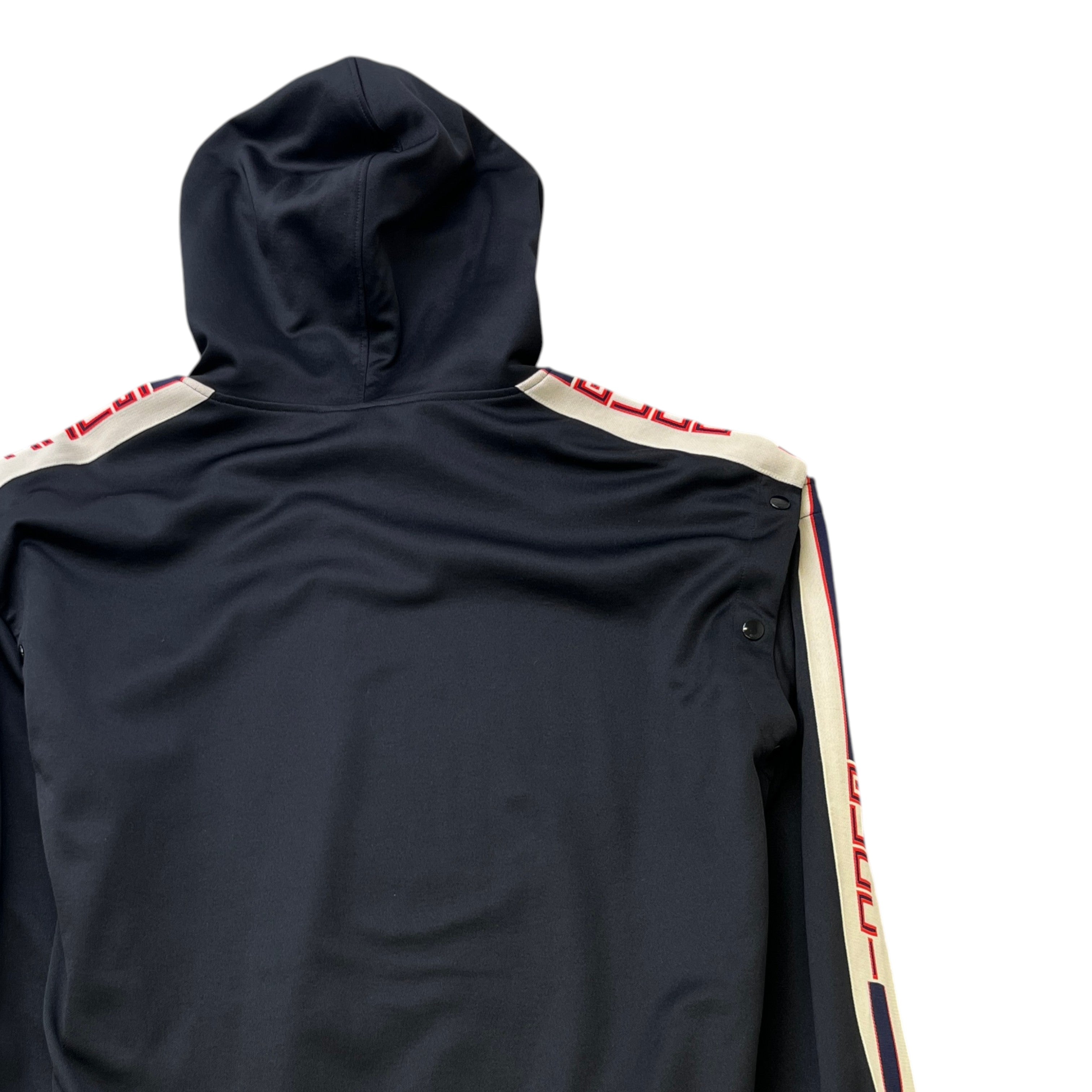 Men's Technical Jersey Detachable Sleeves Top Black Size L