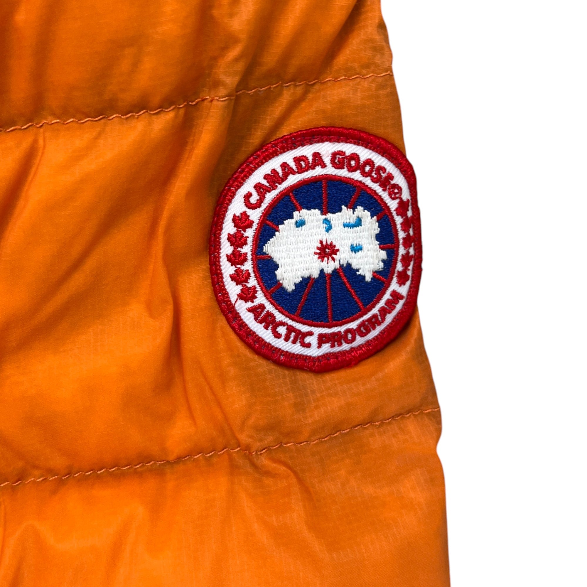 Men's Brookvale Hooded Down Jacket Orange Size S