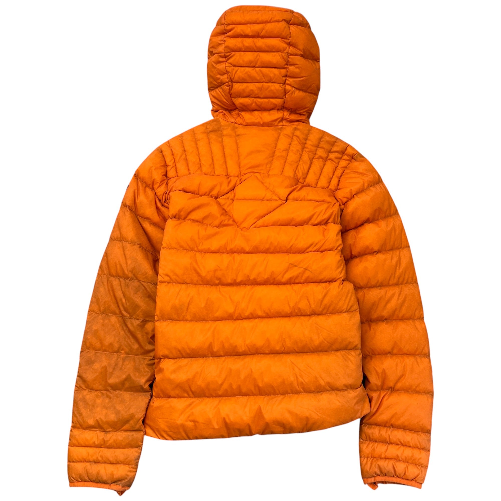 Men's Brookvale Hooded Down Jacket Orange Size S
