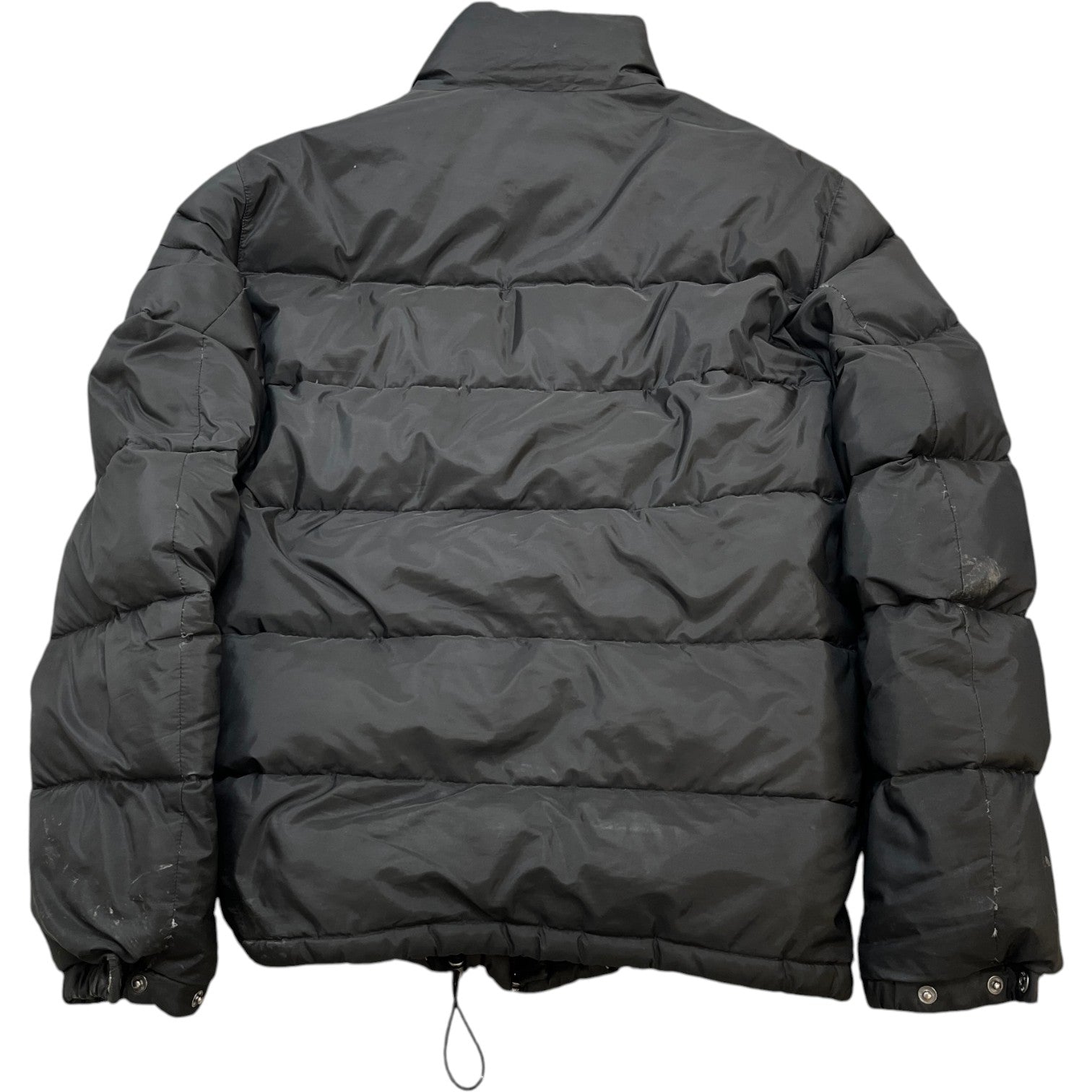 Men's Plaque Logo Down Jacket Black Size IT 52 / XL