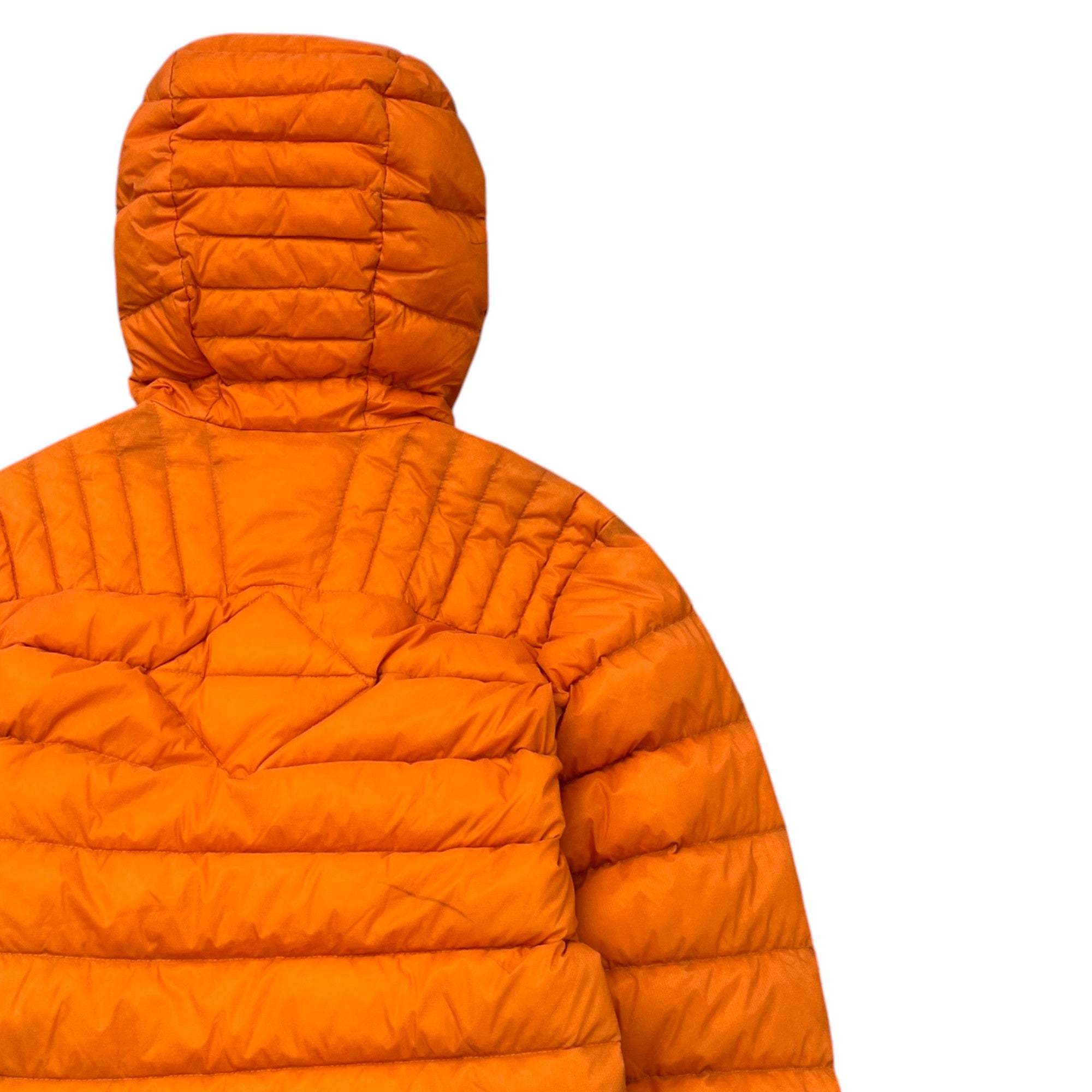 Men's Brookvale Hooded Down Jacket Orange Size S