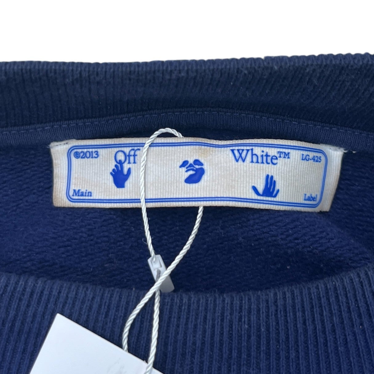 Men's Arrow Logo Jumper Navy Size S