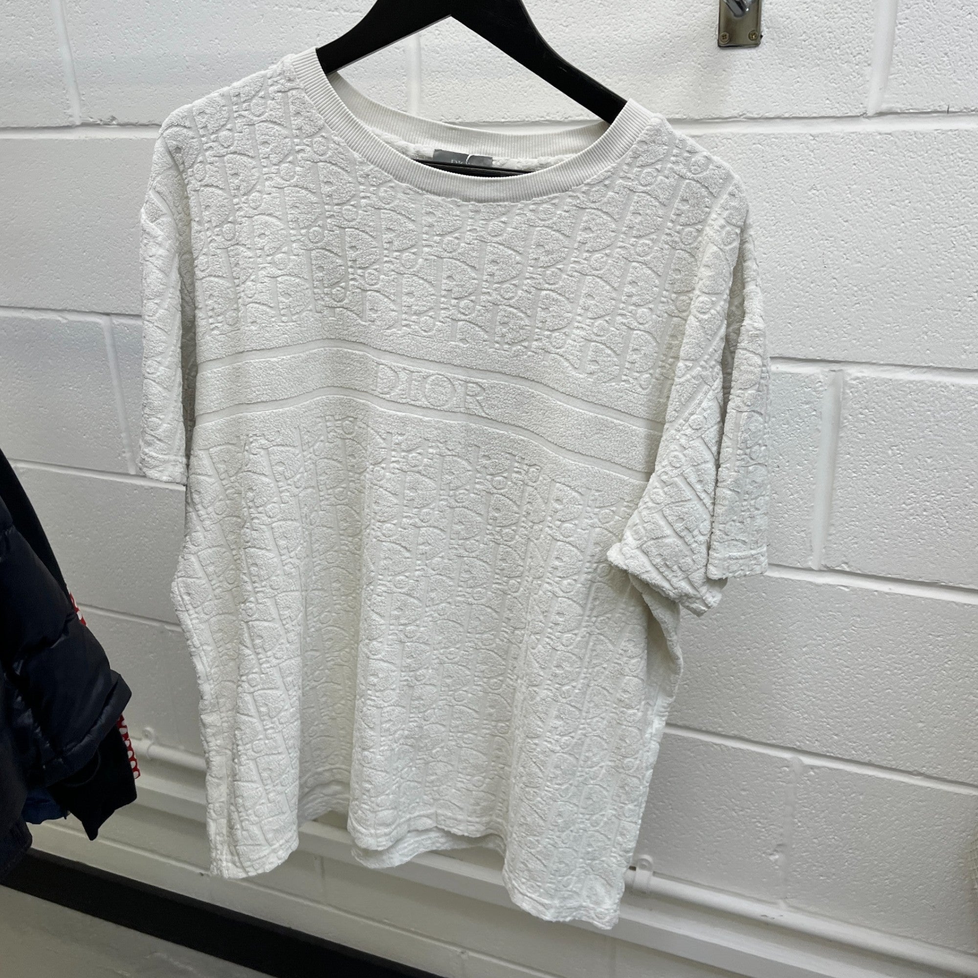 Men's Oblique T-Shirt White Size L