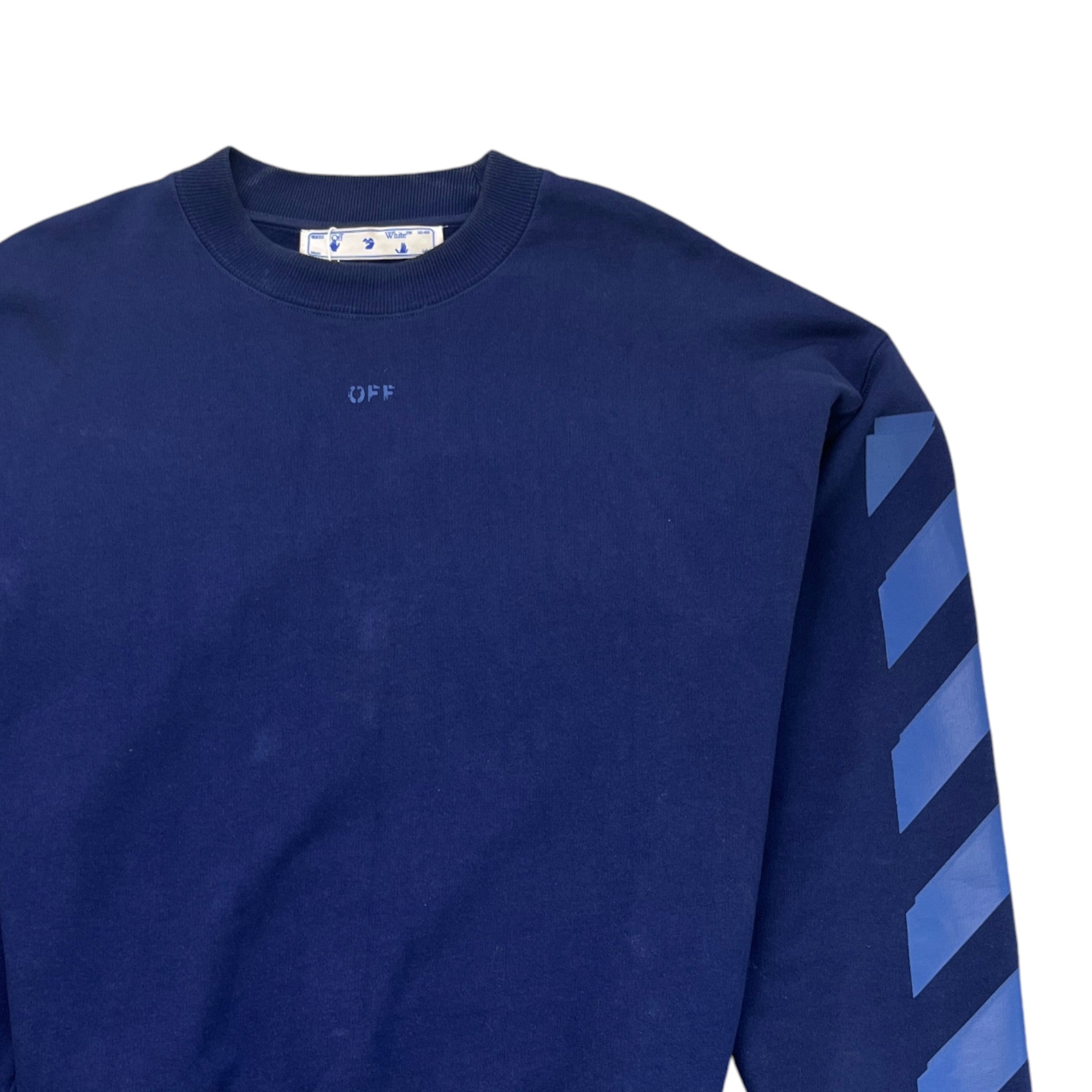 Men's Arrow Logo Jumper Navy Size S