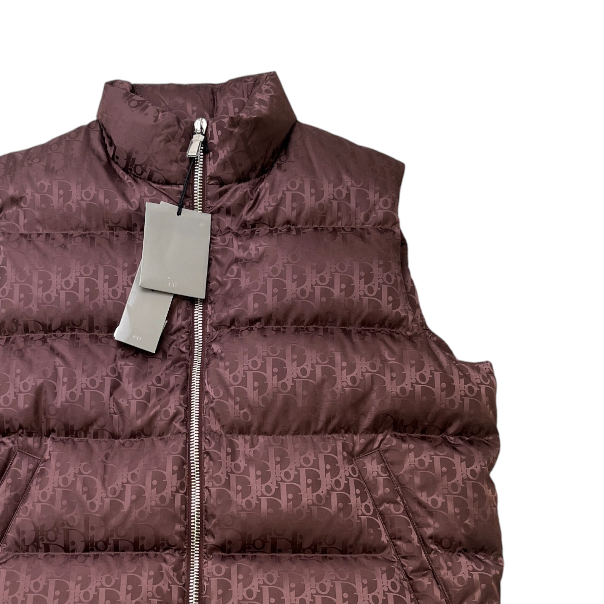 Men's Oblique Gilet Mauve Size IT 46 / S