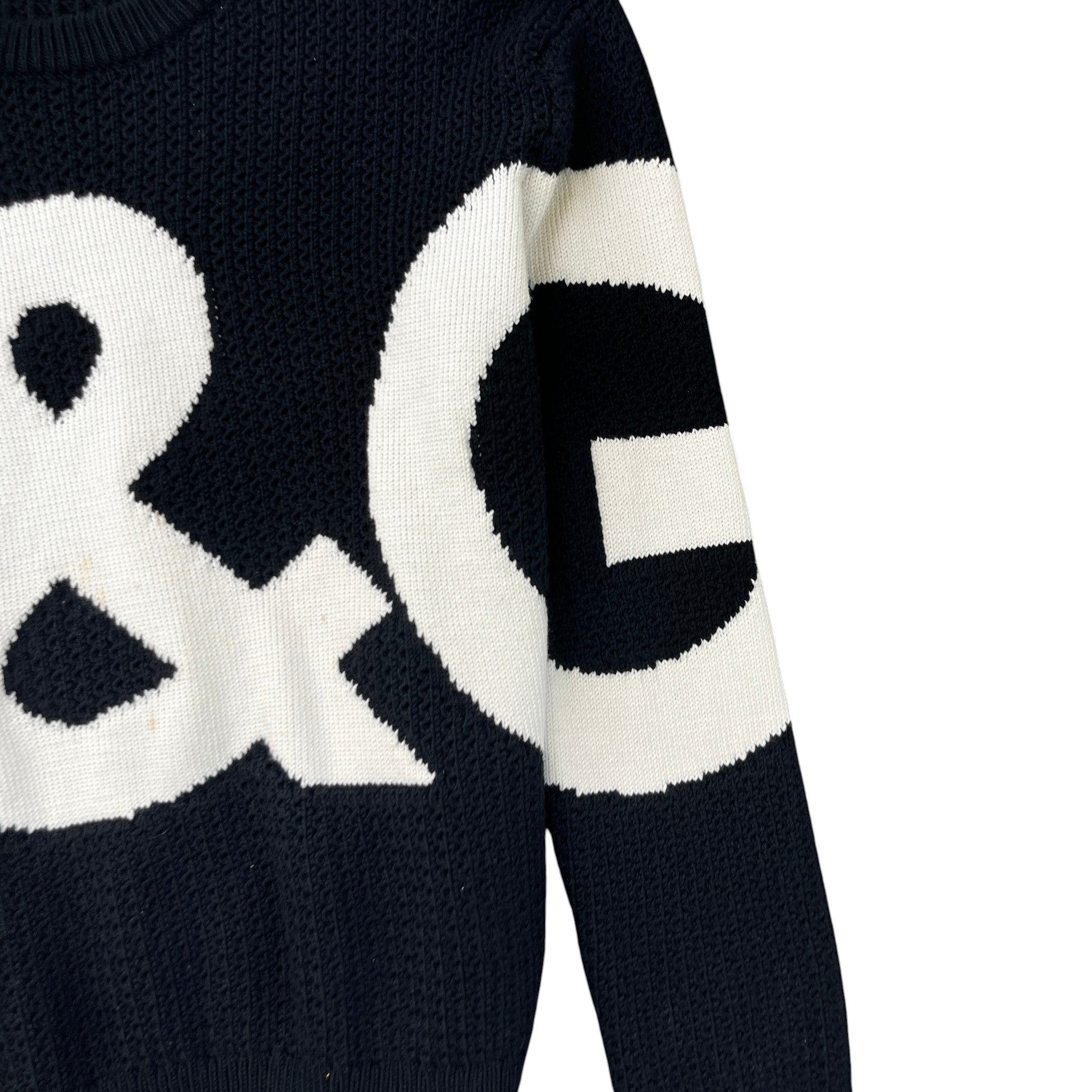 Men's D&G Logo Jumper Black Size M