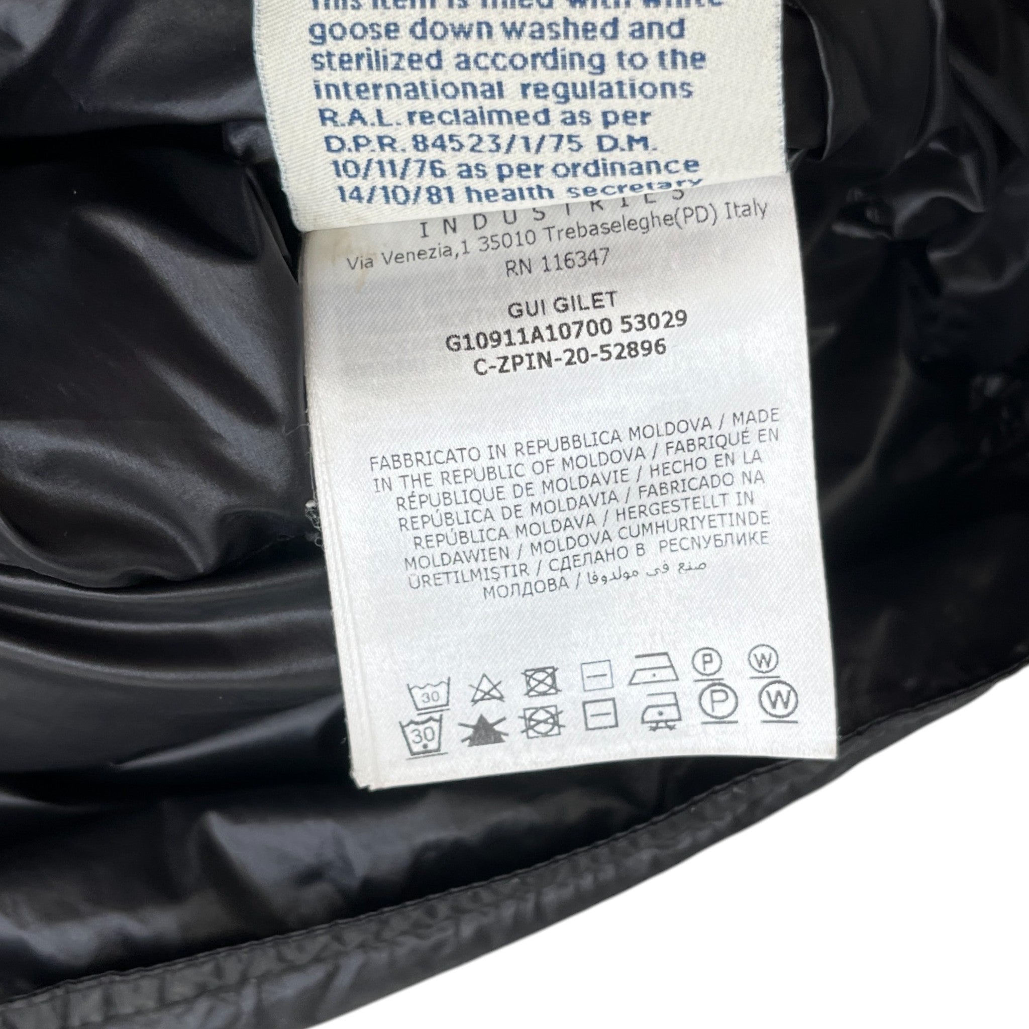 Men's Gui Gilet Black Size 1 / S