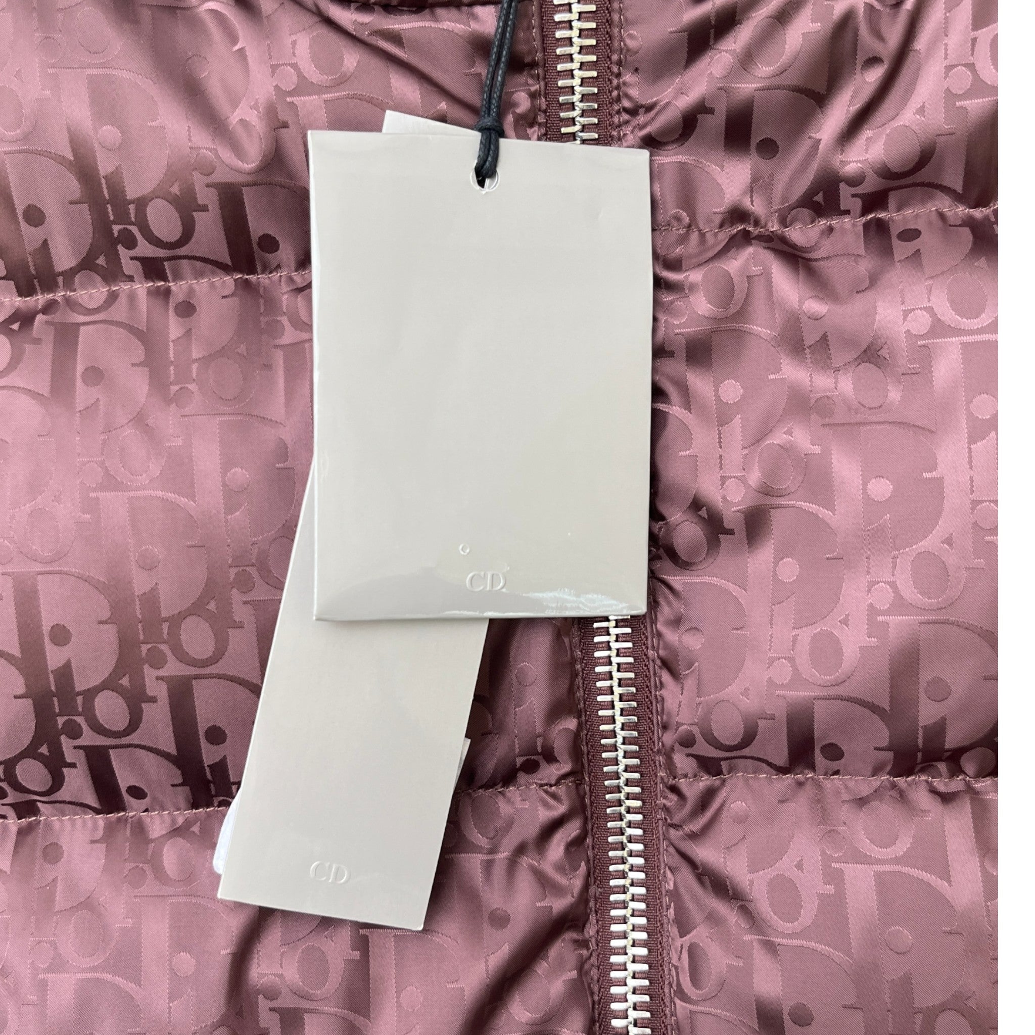 Men's Oblique Down Gilet Burgundy Size IT 46 / S