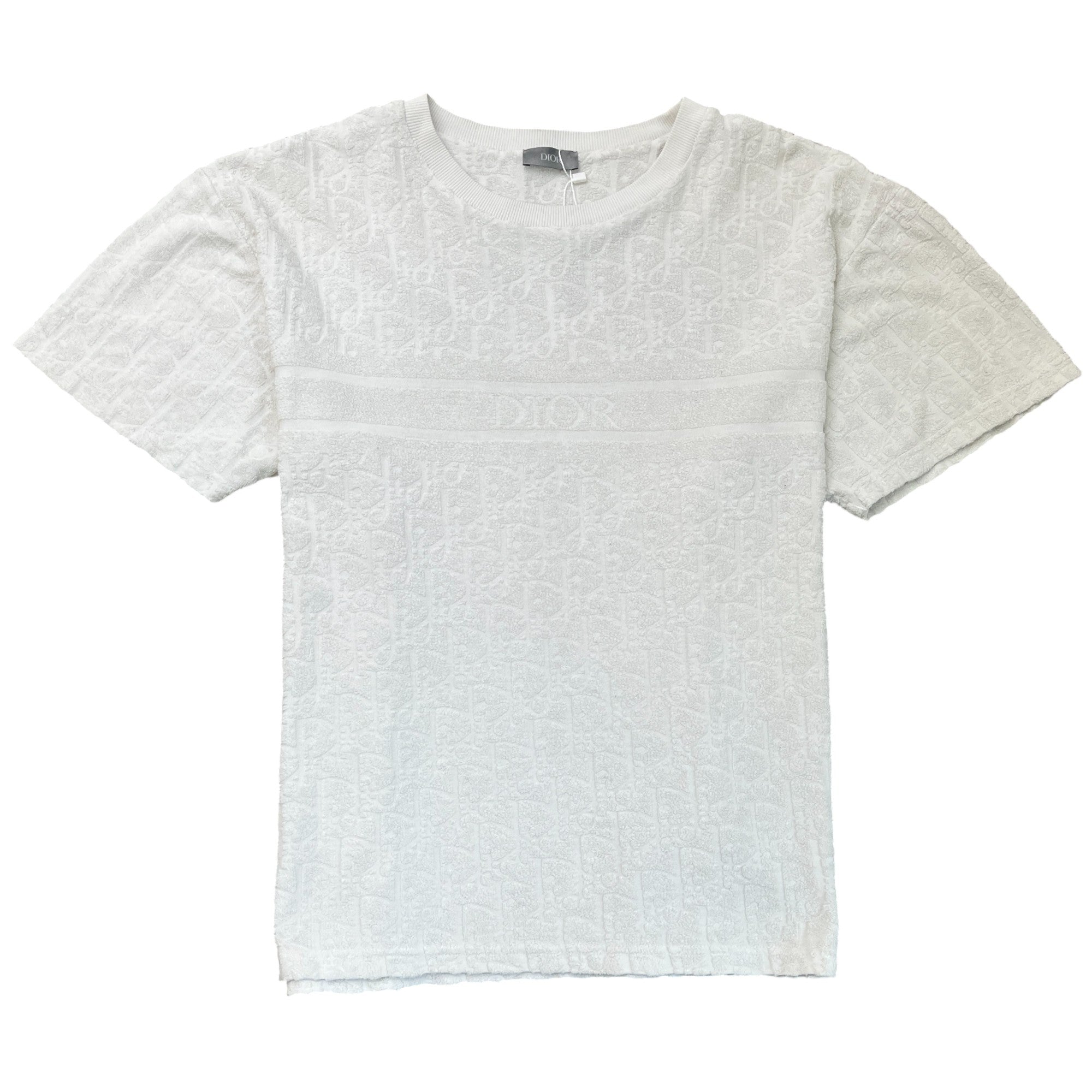 Men's Oblique T-Shirt White Size L