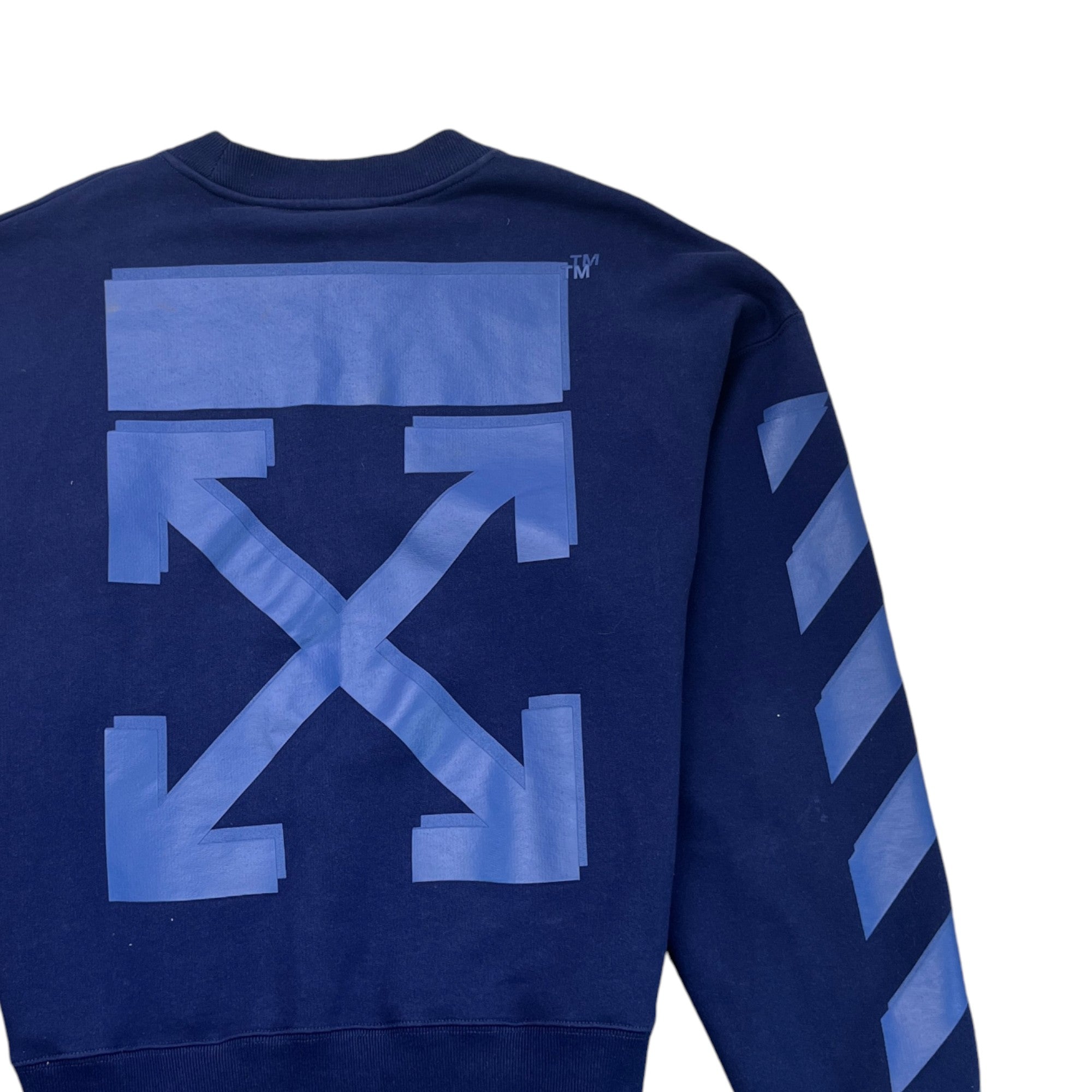 Men's Arrow Logo Jumper Navy Size S