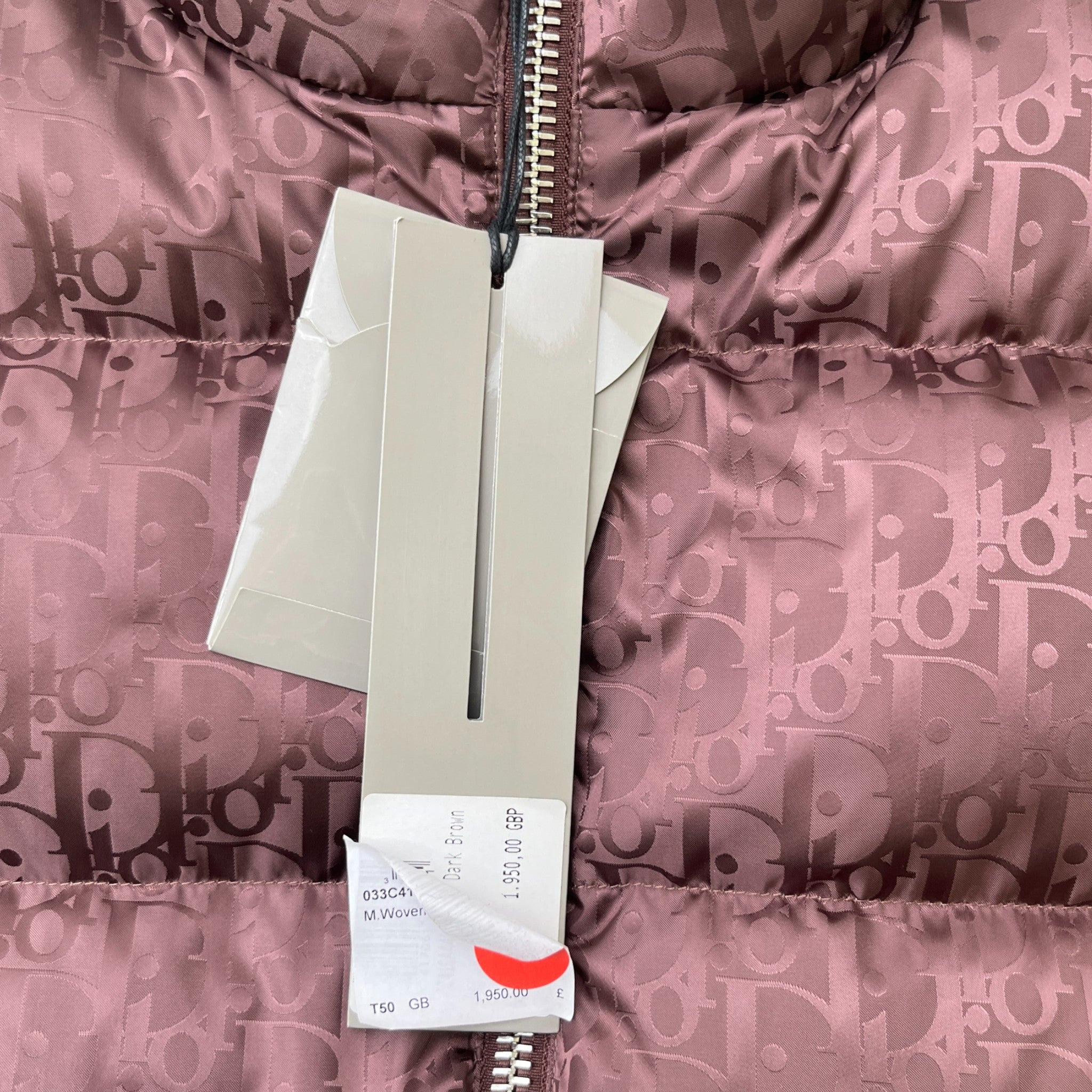 Men's Oblique Gilet Burgundy Size IT 50 / L