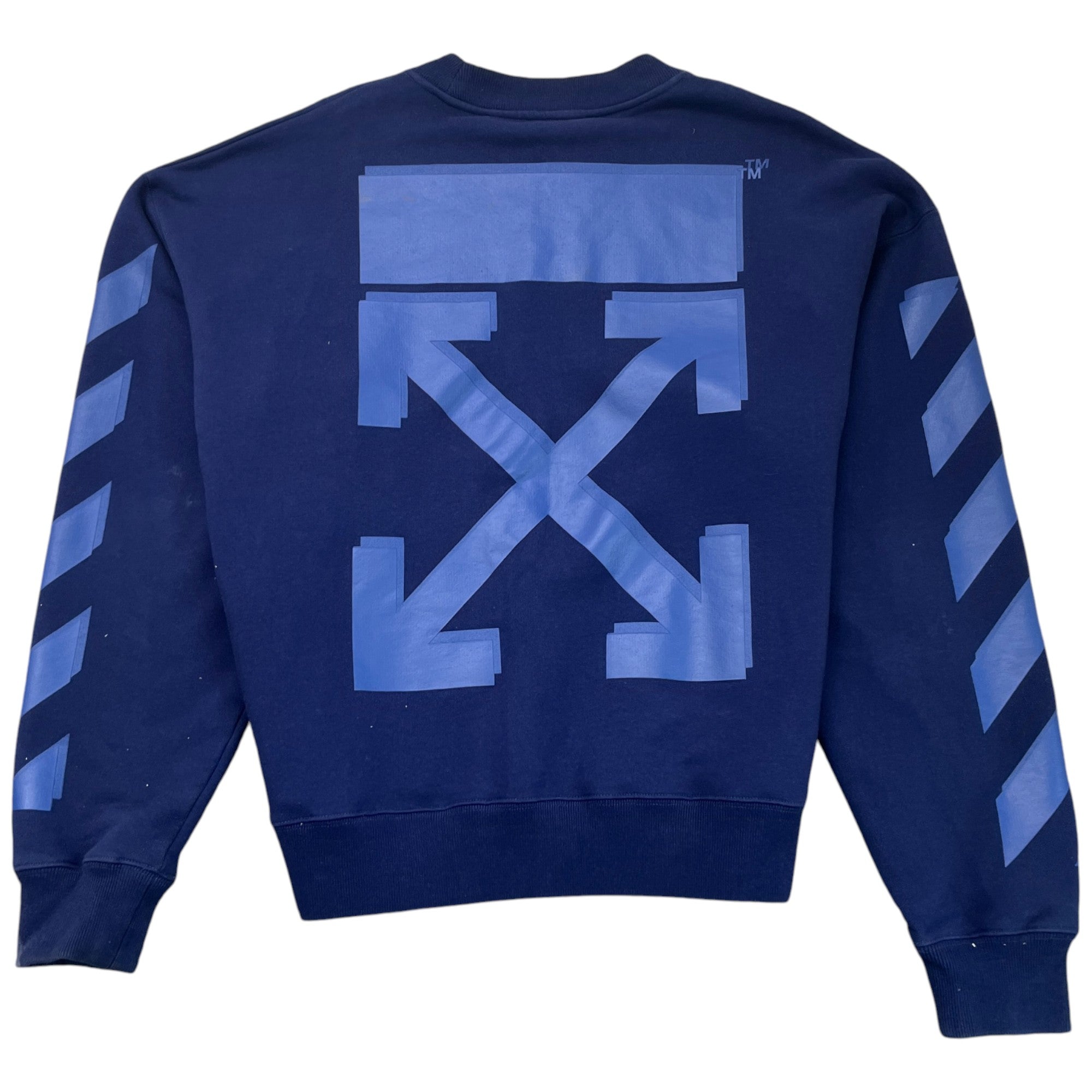 Men's Arrow Logo Jumper Navy Size S