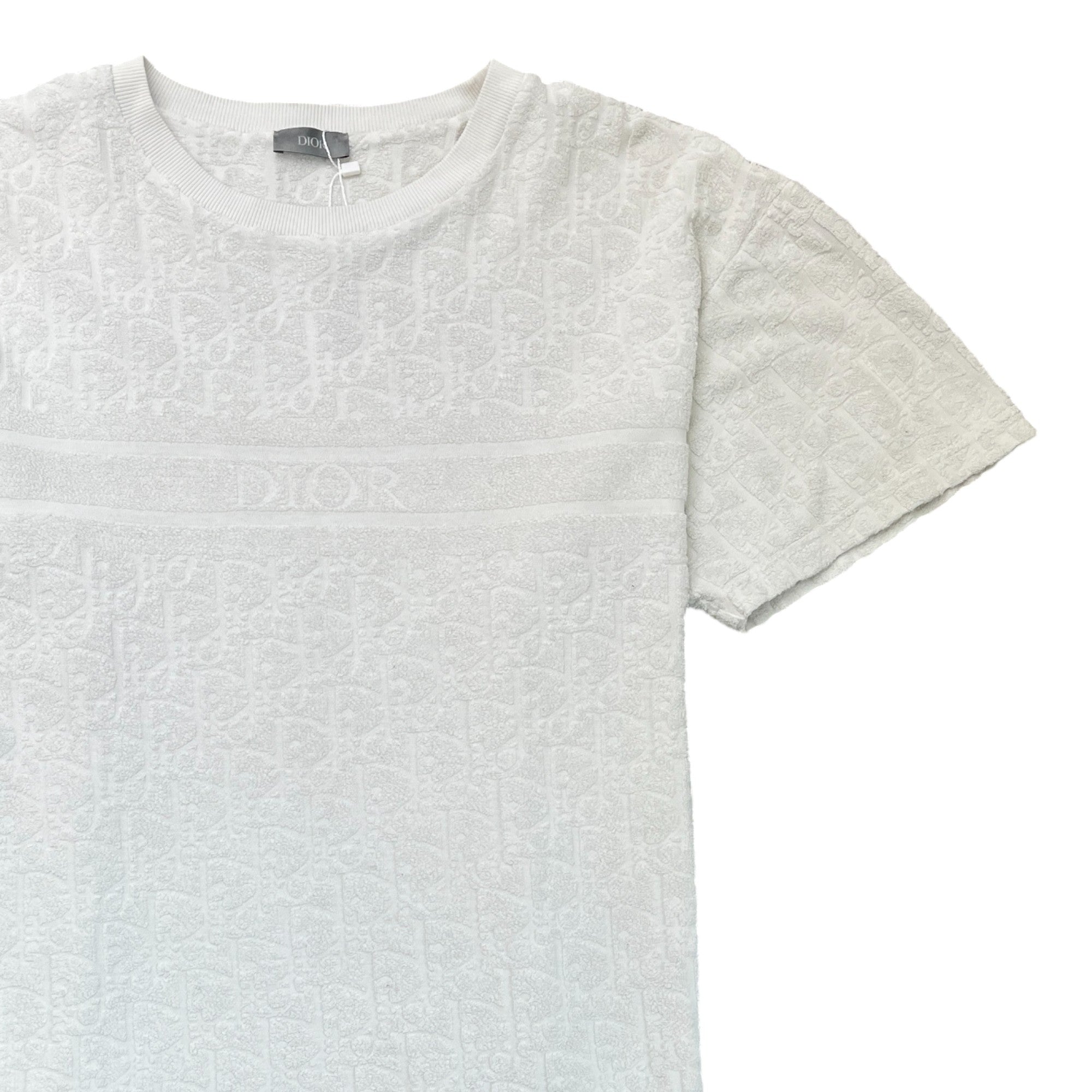 Men's Oblique T-Shirt White Size L