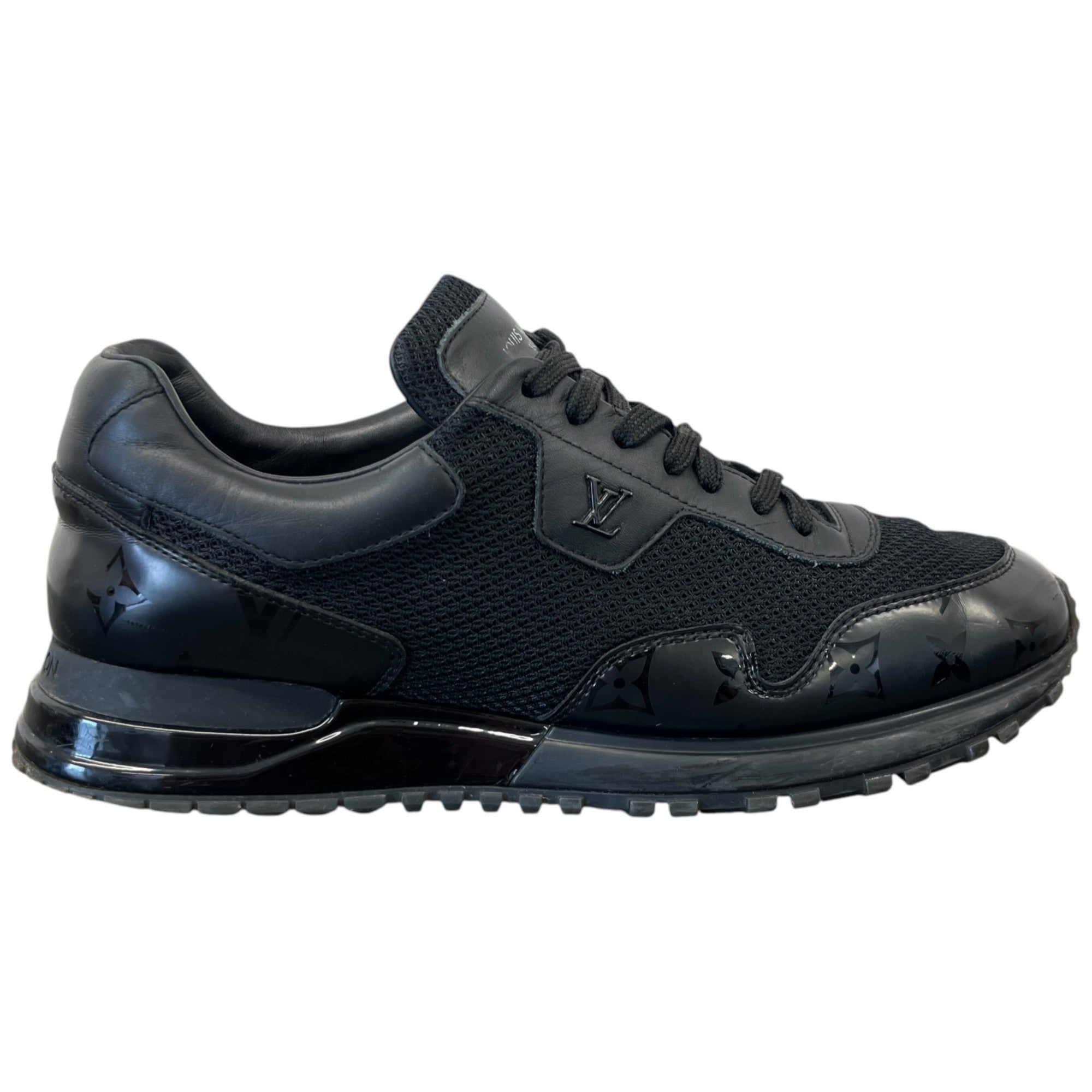 Men's Monogram Run Away Low Trainers Black Size EU 41 / UK 7