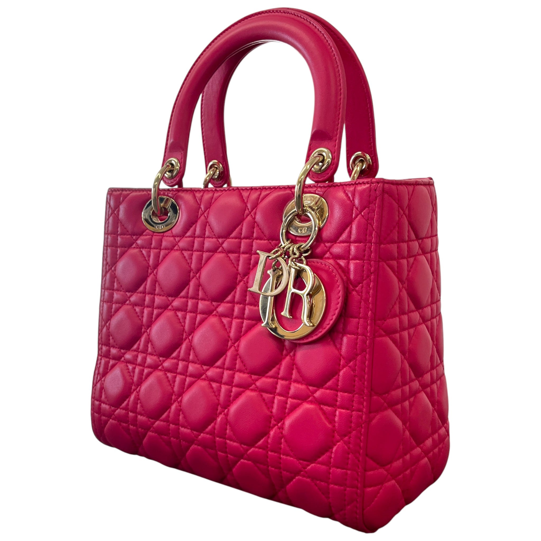 Women's Lady Dior Medium Handbag Pink