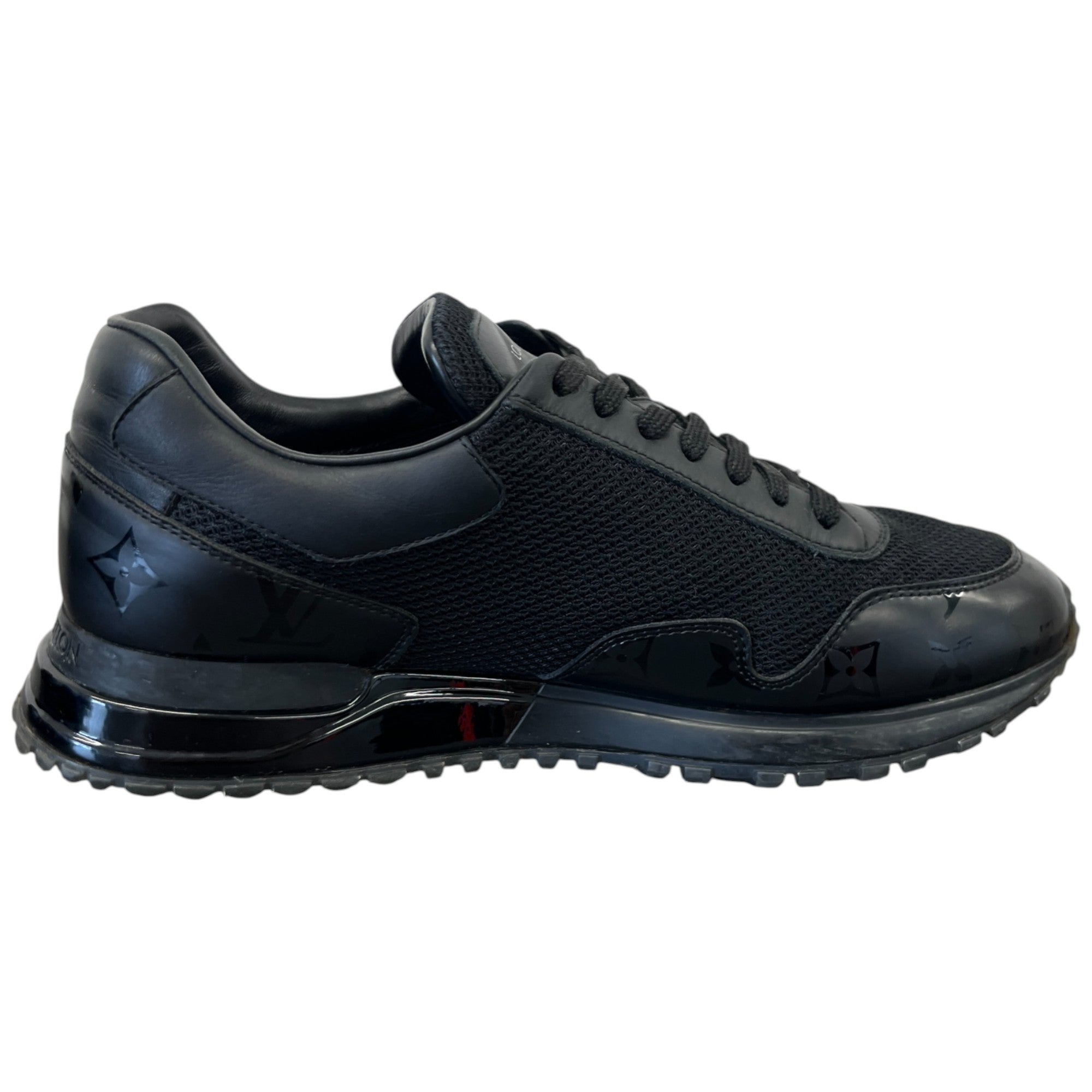 Men's Monogram Run Away Low Trainers Black Size EU 41 / UK 7