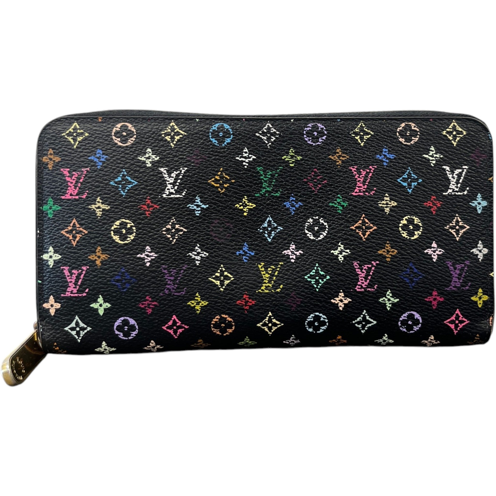 Women's Monogram Murakami Zippy Purse Black