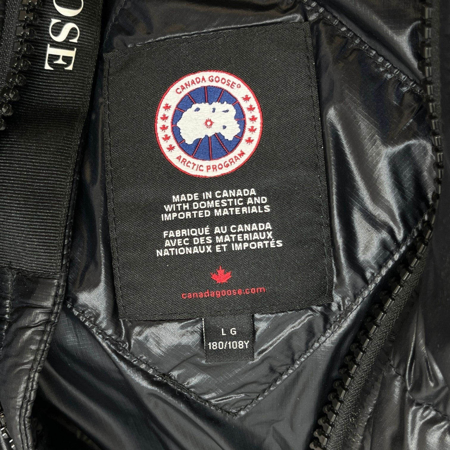 Men's Crofton Down Jacket Black Size L