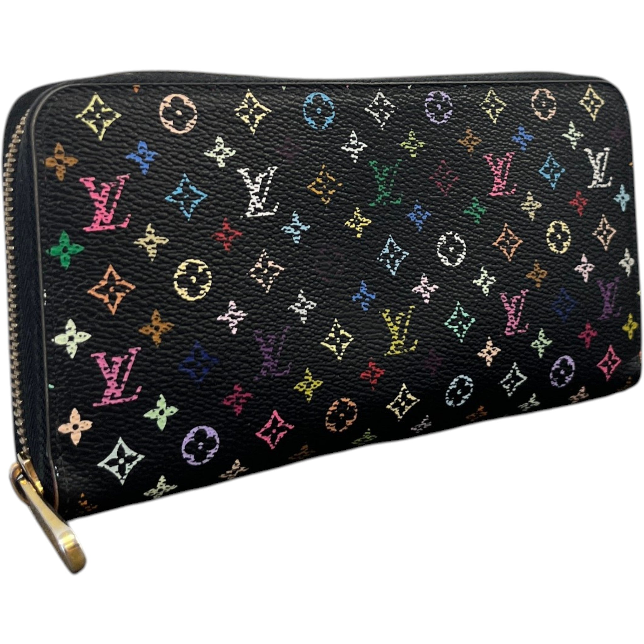 Women's Monogram Murakami Zippy Purse Black