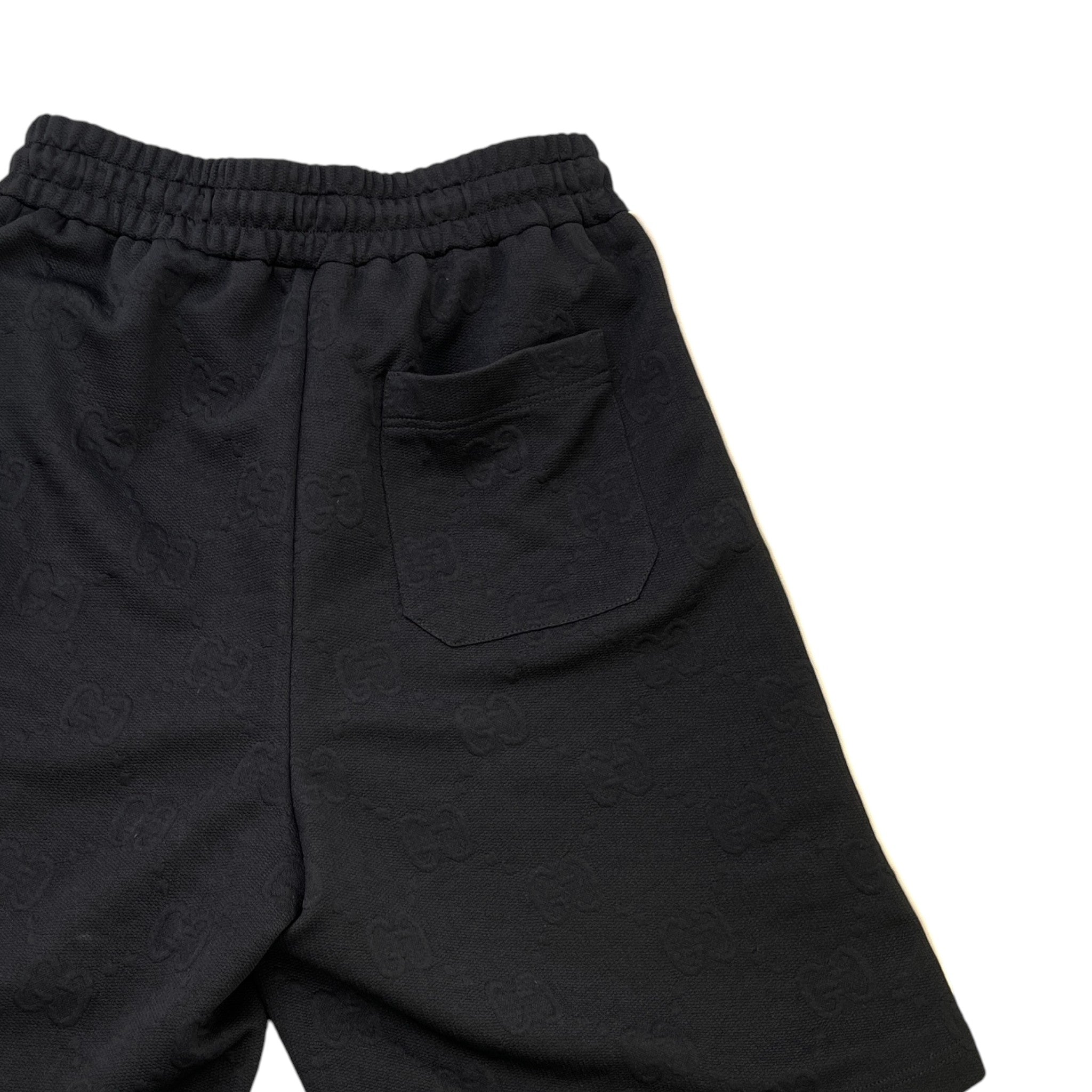 Men's Gg Jacquard Jersey Bermuda Shorts Black Size XS