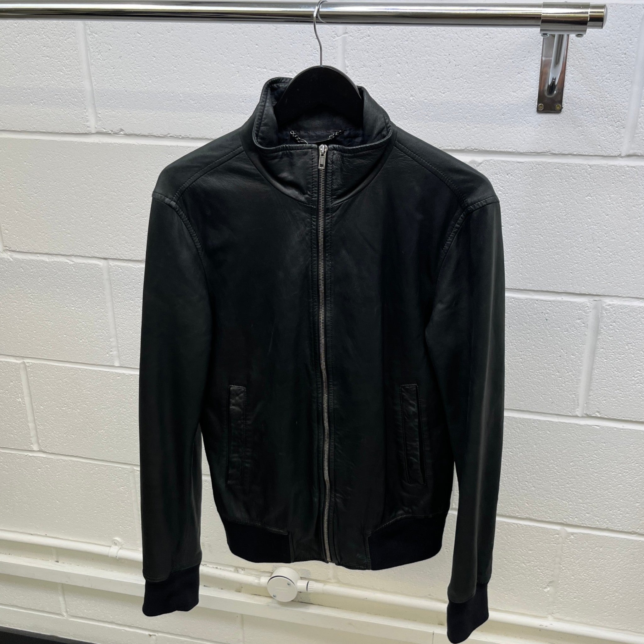 Men's Plaque Logo Jacket Black Size IT 48 / M