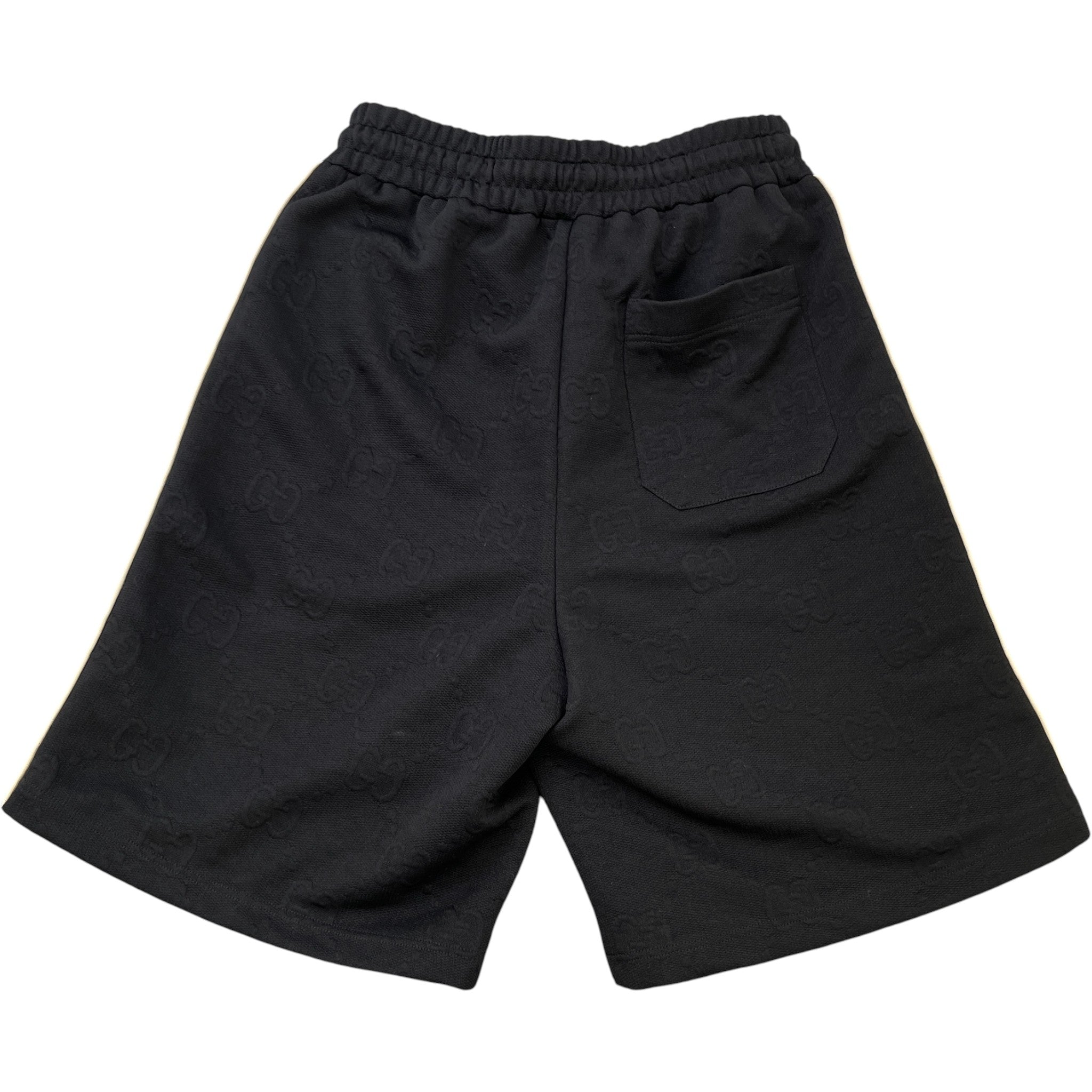 Men's Gg Jacquard Jersey Bermuda Shorts Black Size XS
