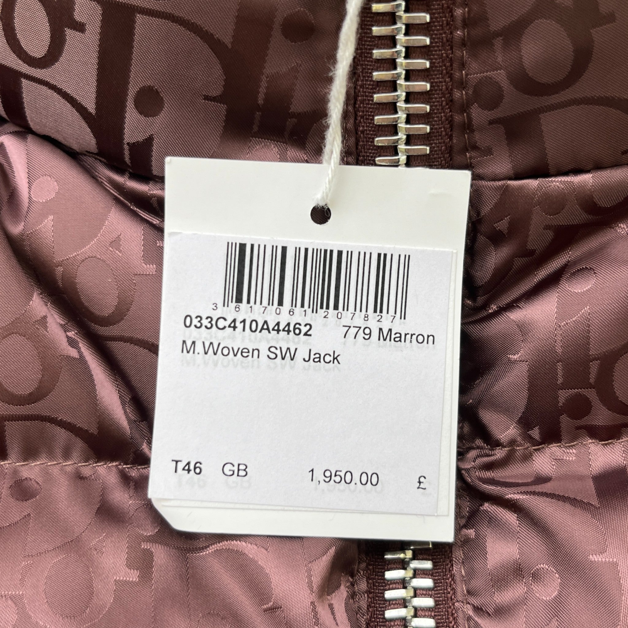 Men's Oblique Gilet Mauve Size IT 46 / S