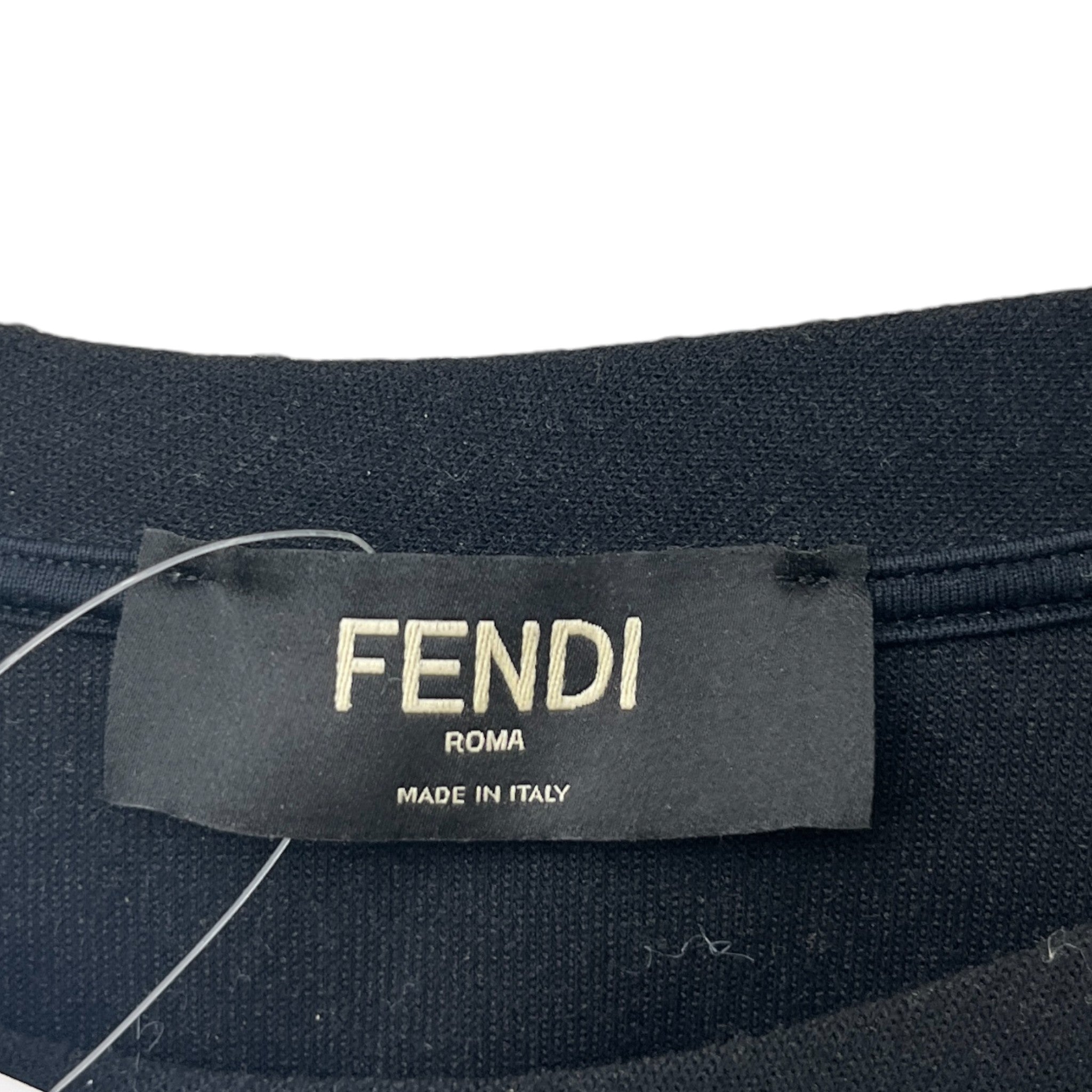 Men's Ff Zucca Sweatshirt Black Size L