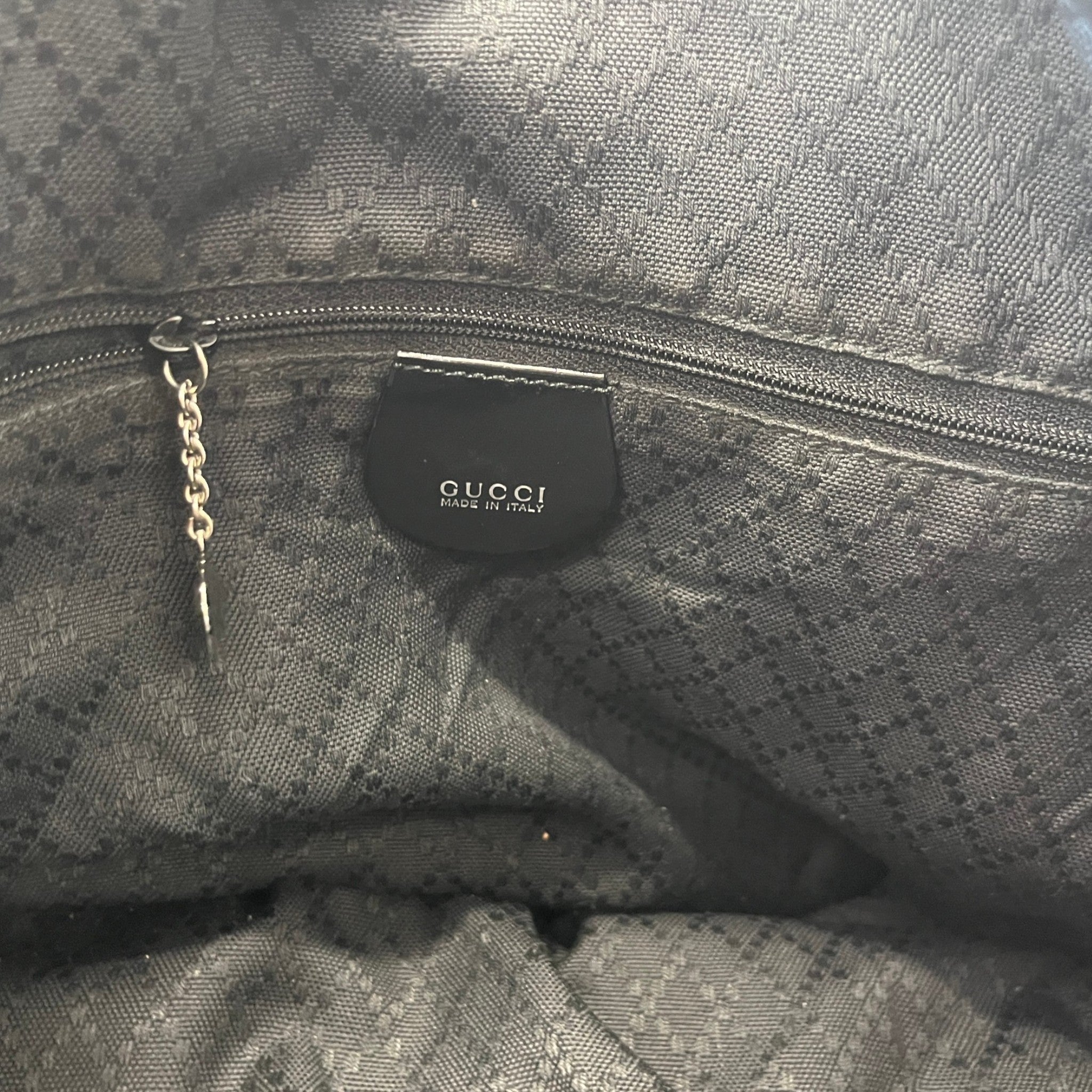 Women's Bamboo Nylon Hobo Bag Black