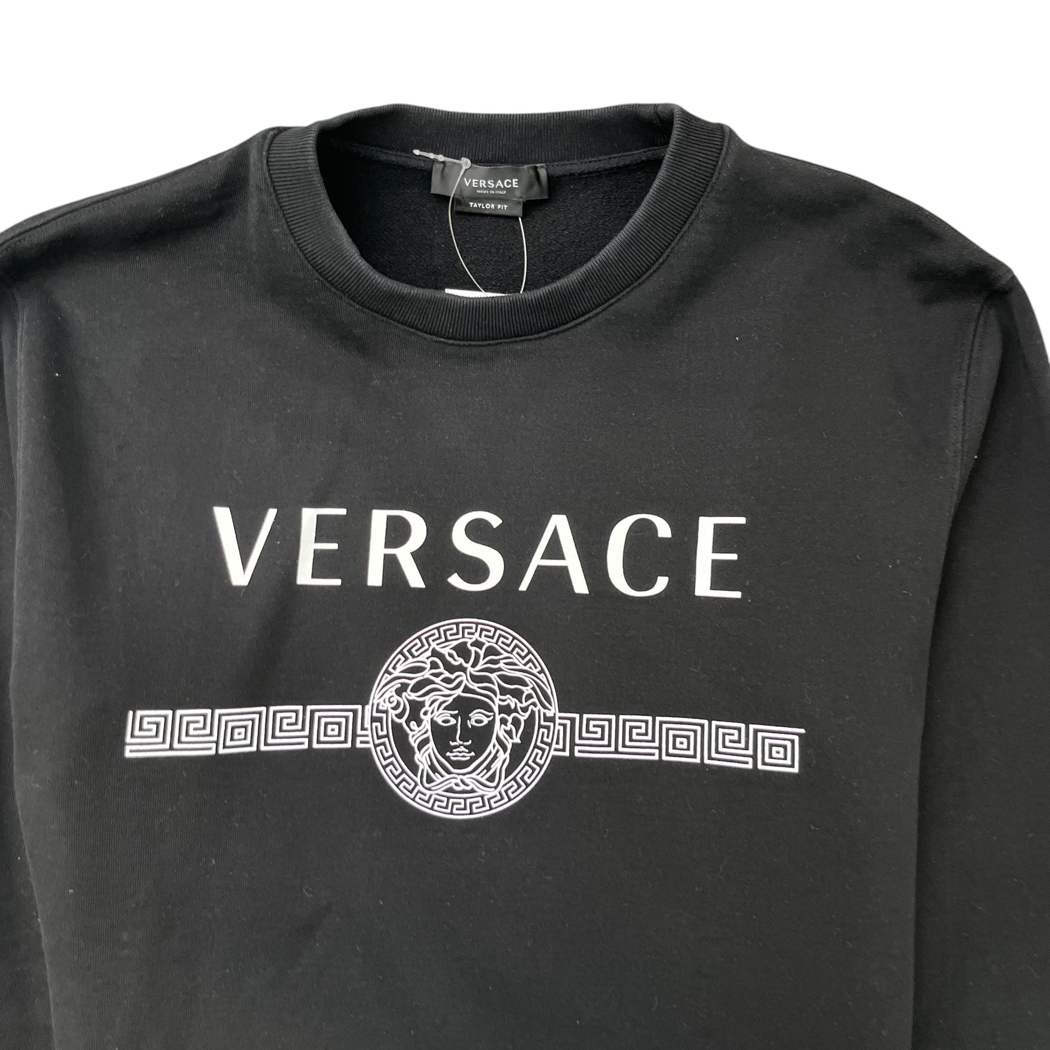 Men's Medusa Logo Sweatshirt Black Size M
