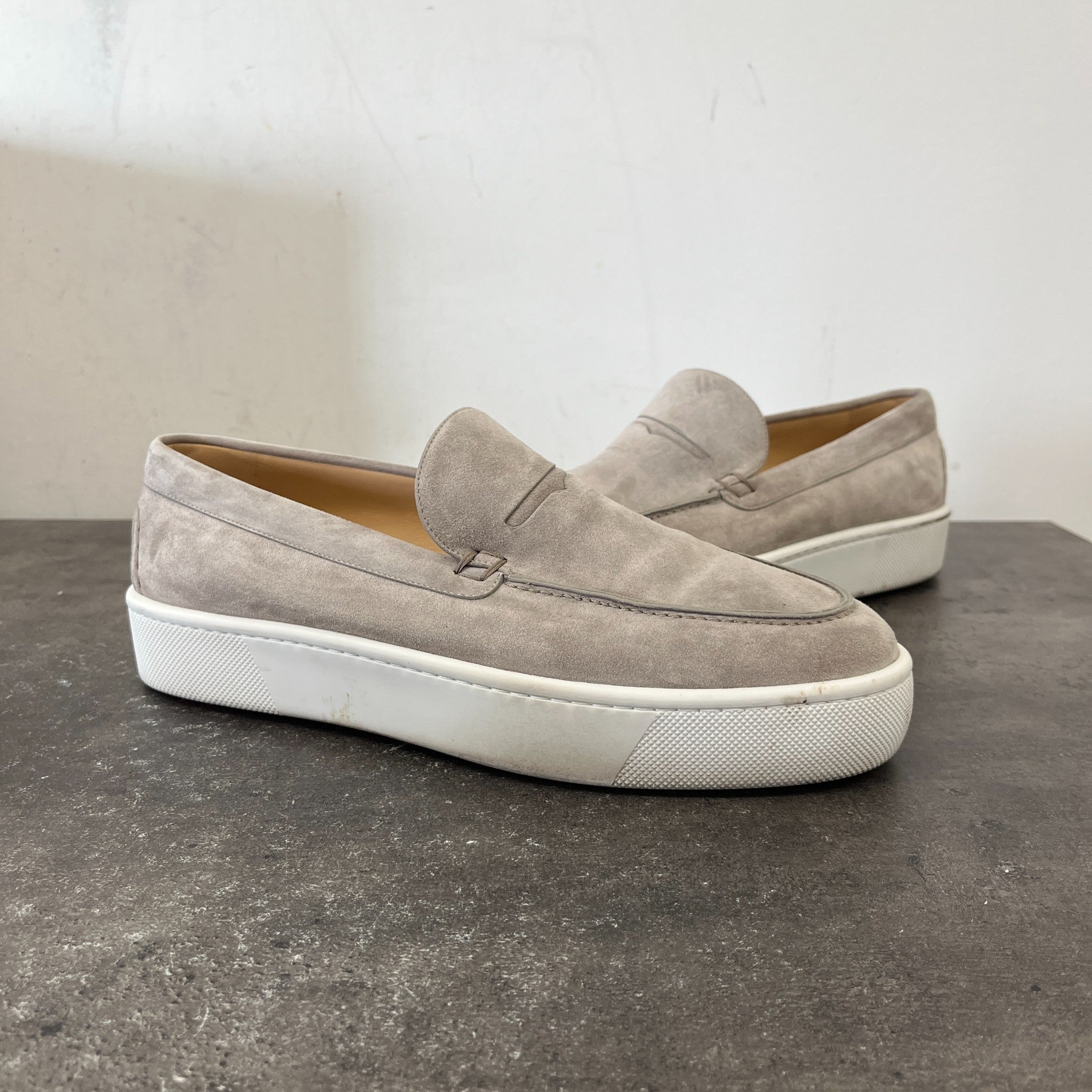 Men's Paqueboat Loafers Grey Size EU 43 / UK 9