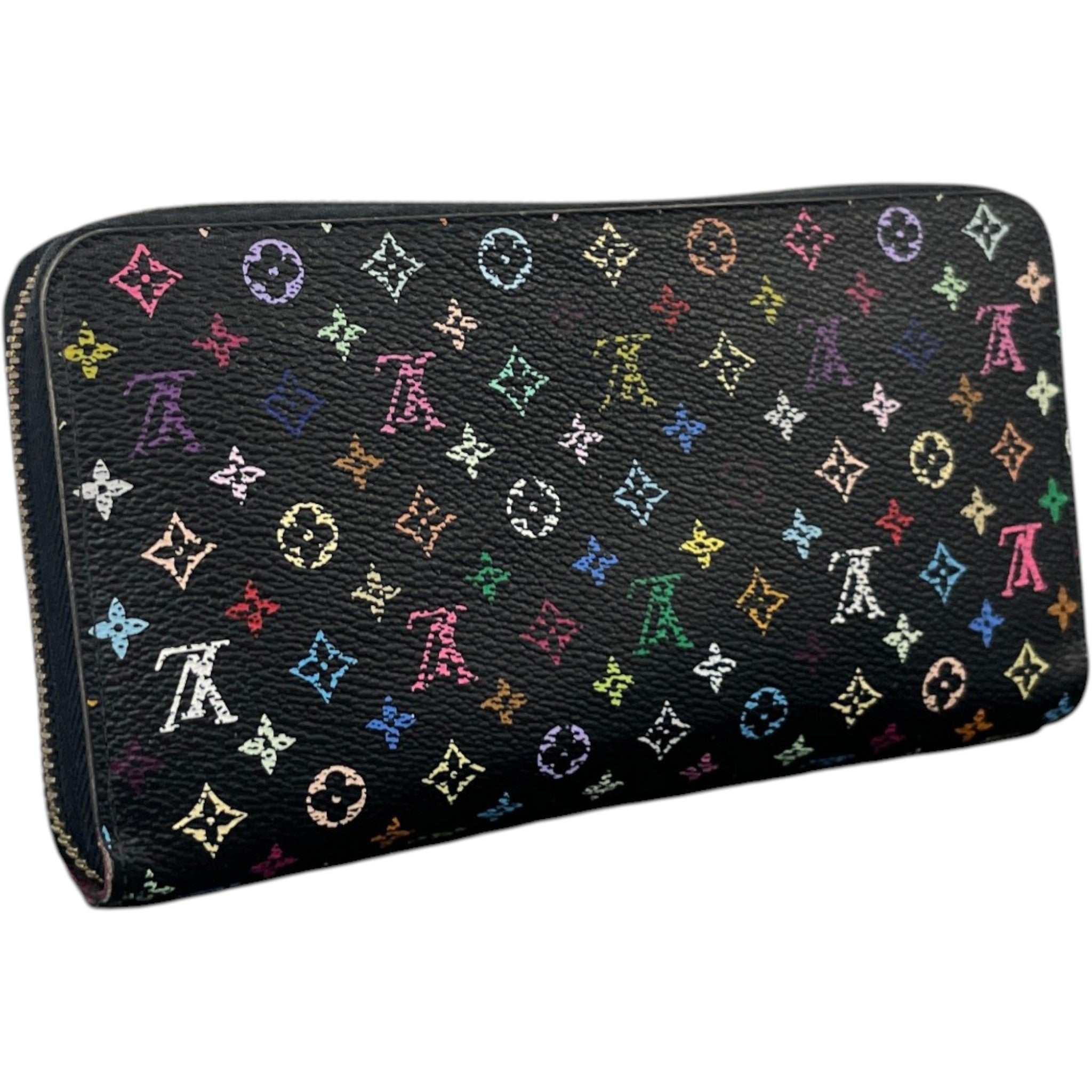 Women's Monogram Murakami Zippy Purse Black