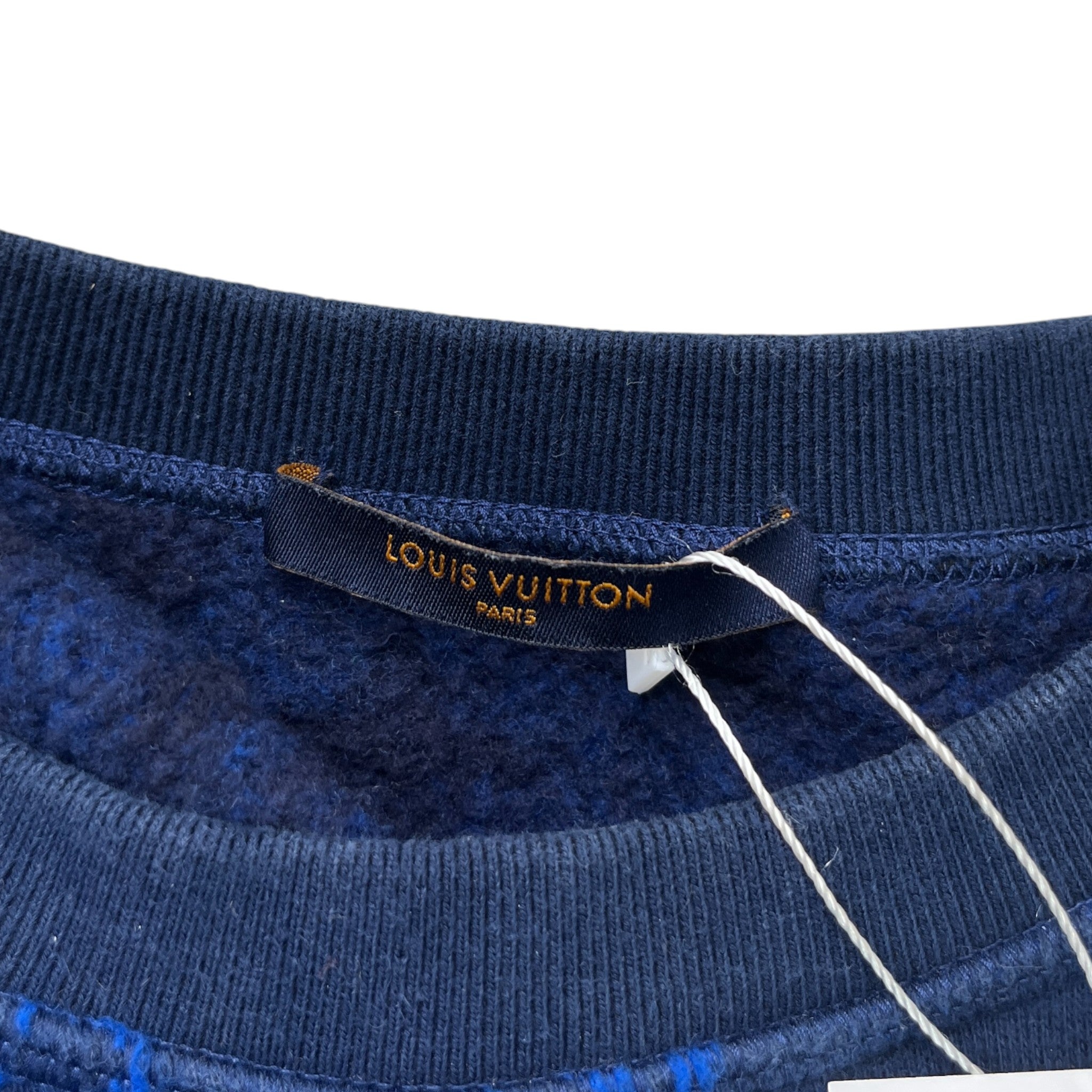 Men's Monogram Jacquard Jumper Blue Size M