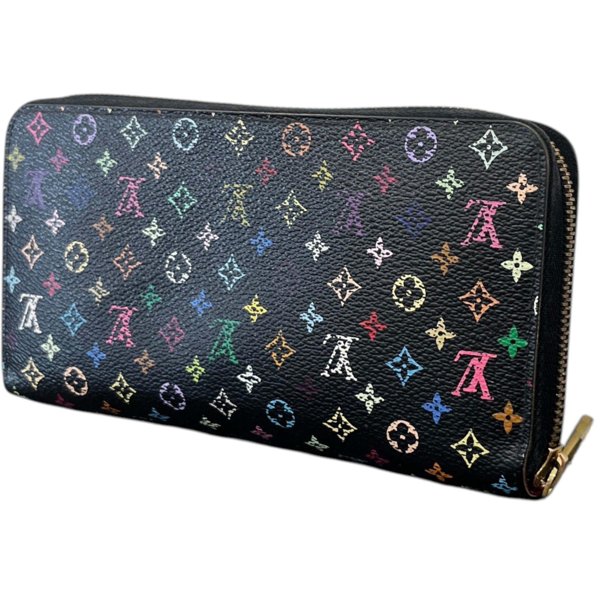 Women's Monogram Murakami Zippy Purse Black